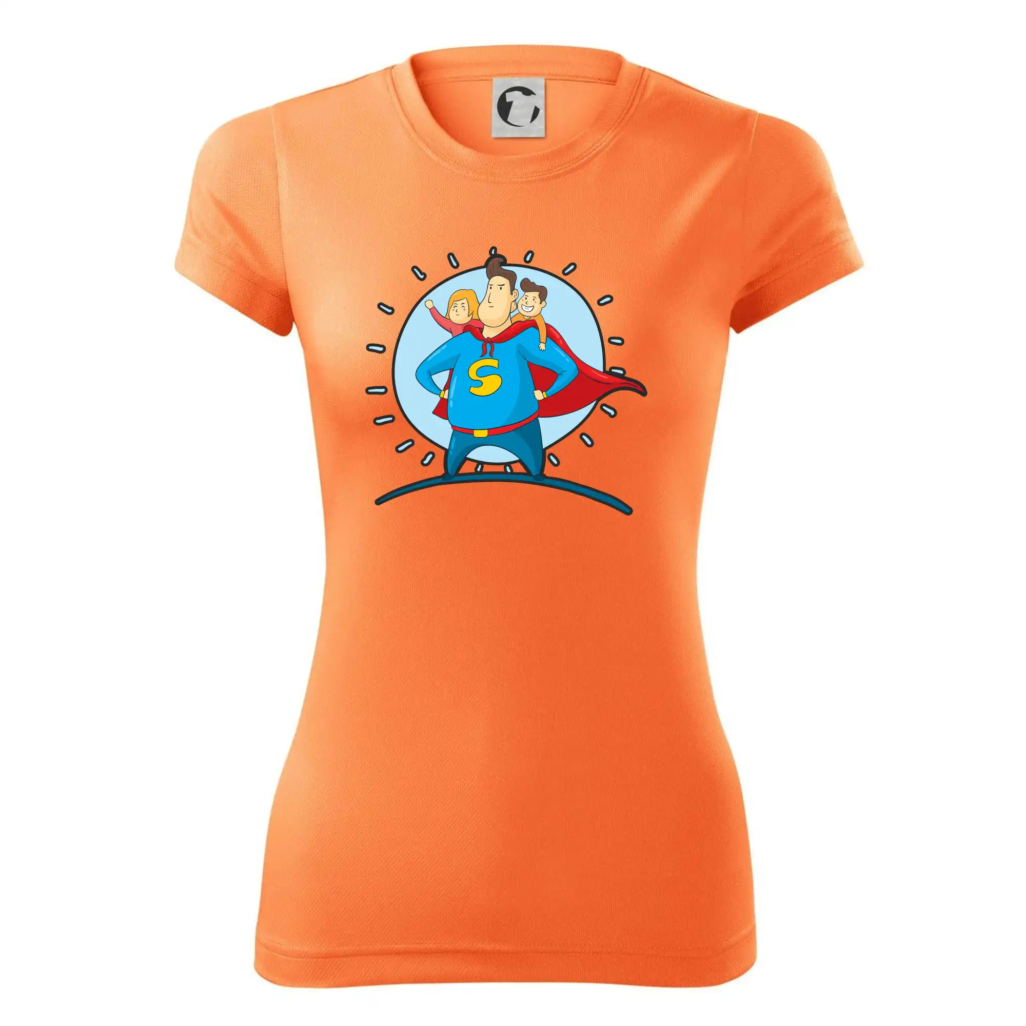 Táta superman - holka a kluk