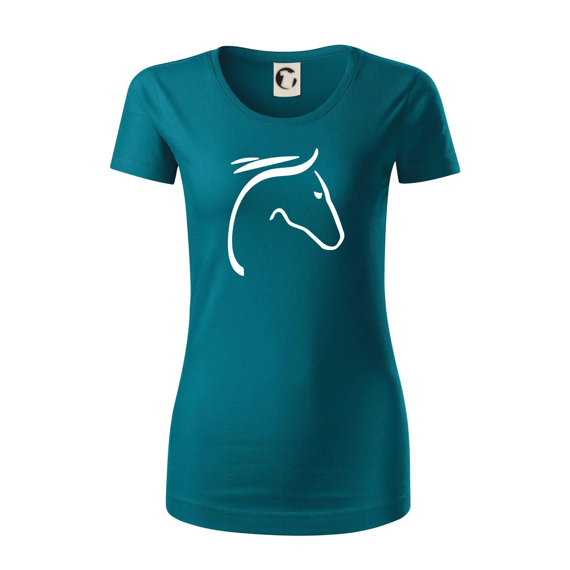 Kůň - hlava silueta