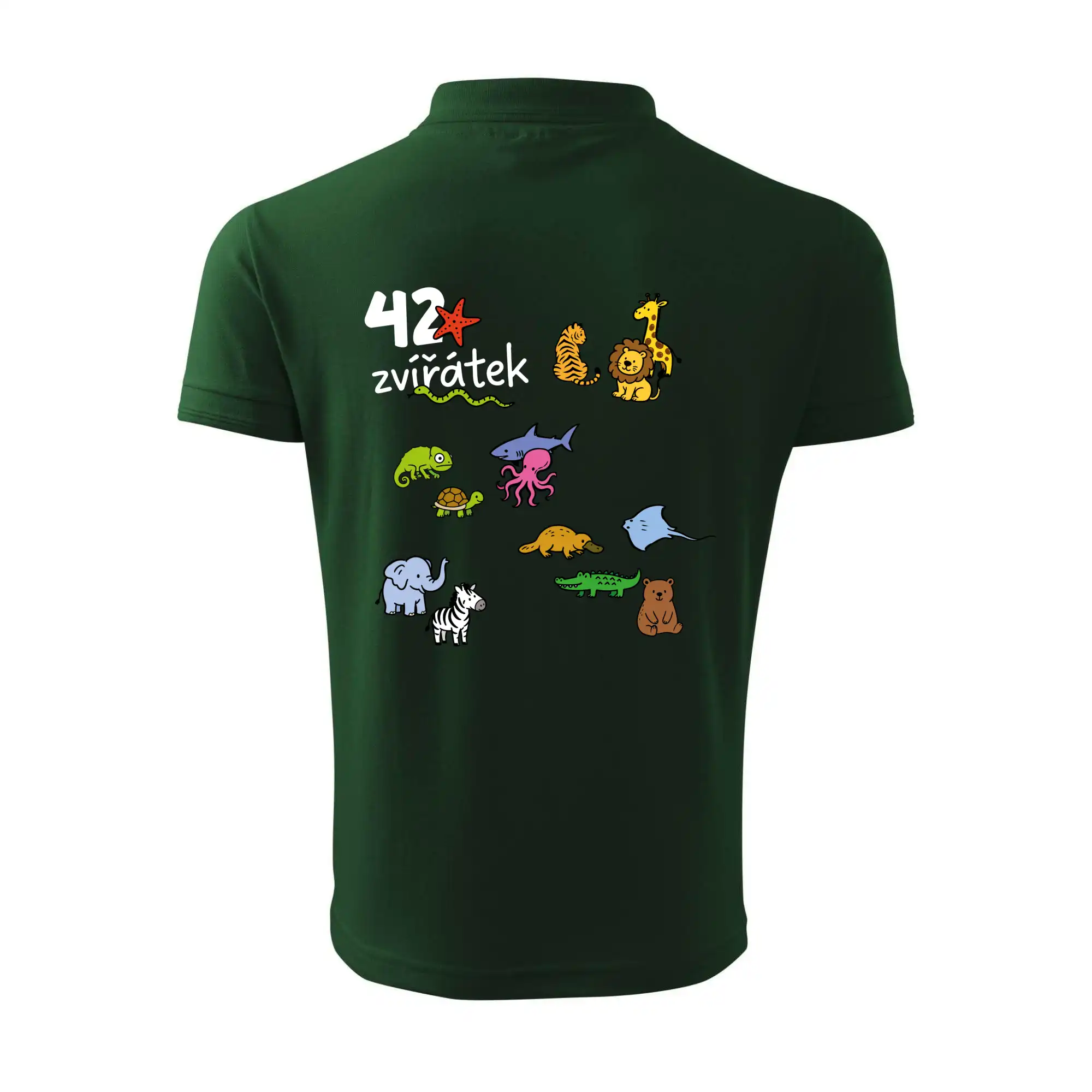 Tričko + 42 nažehlovacích zvířátek
