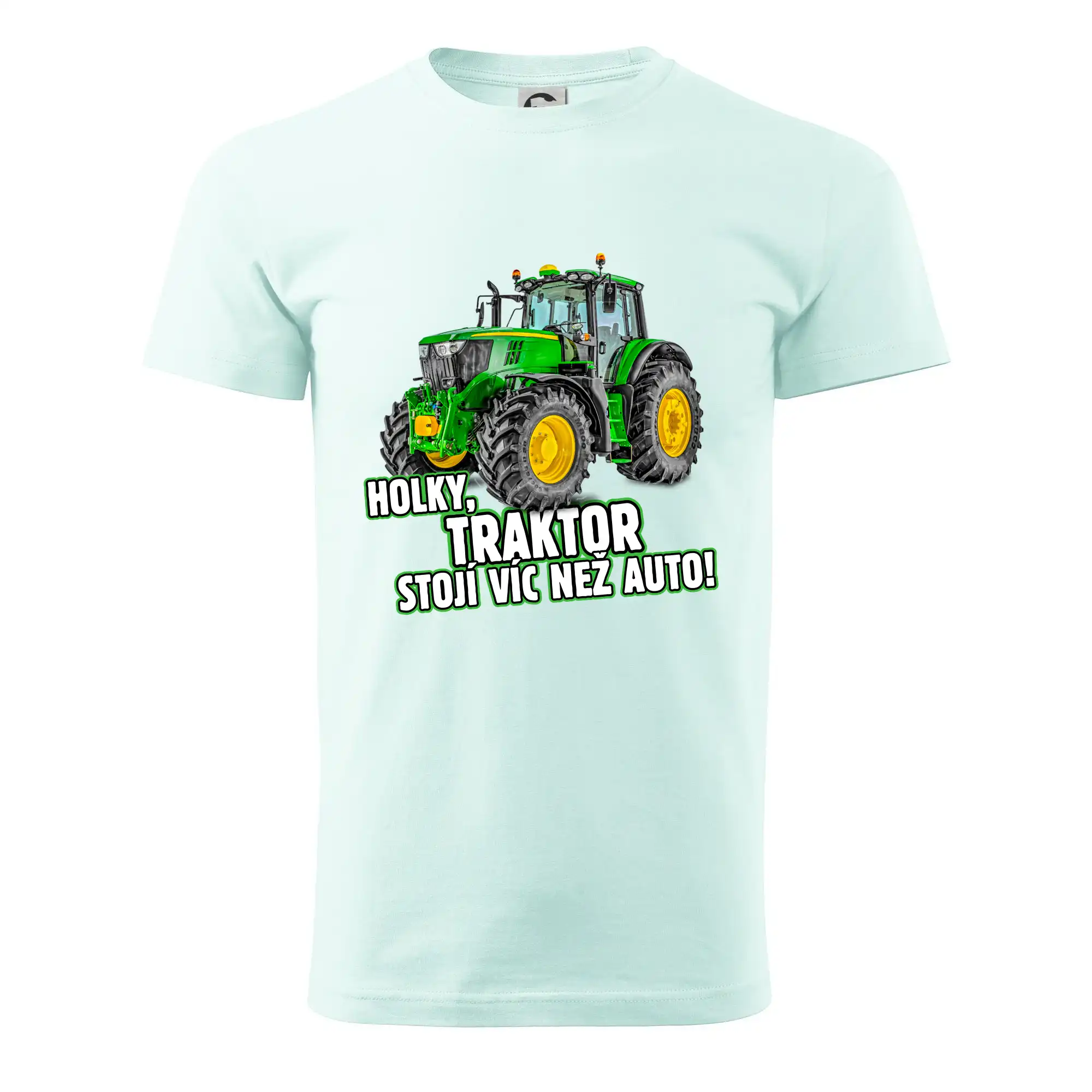 Holky, traktor stojí víc než auto