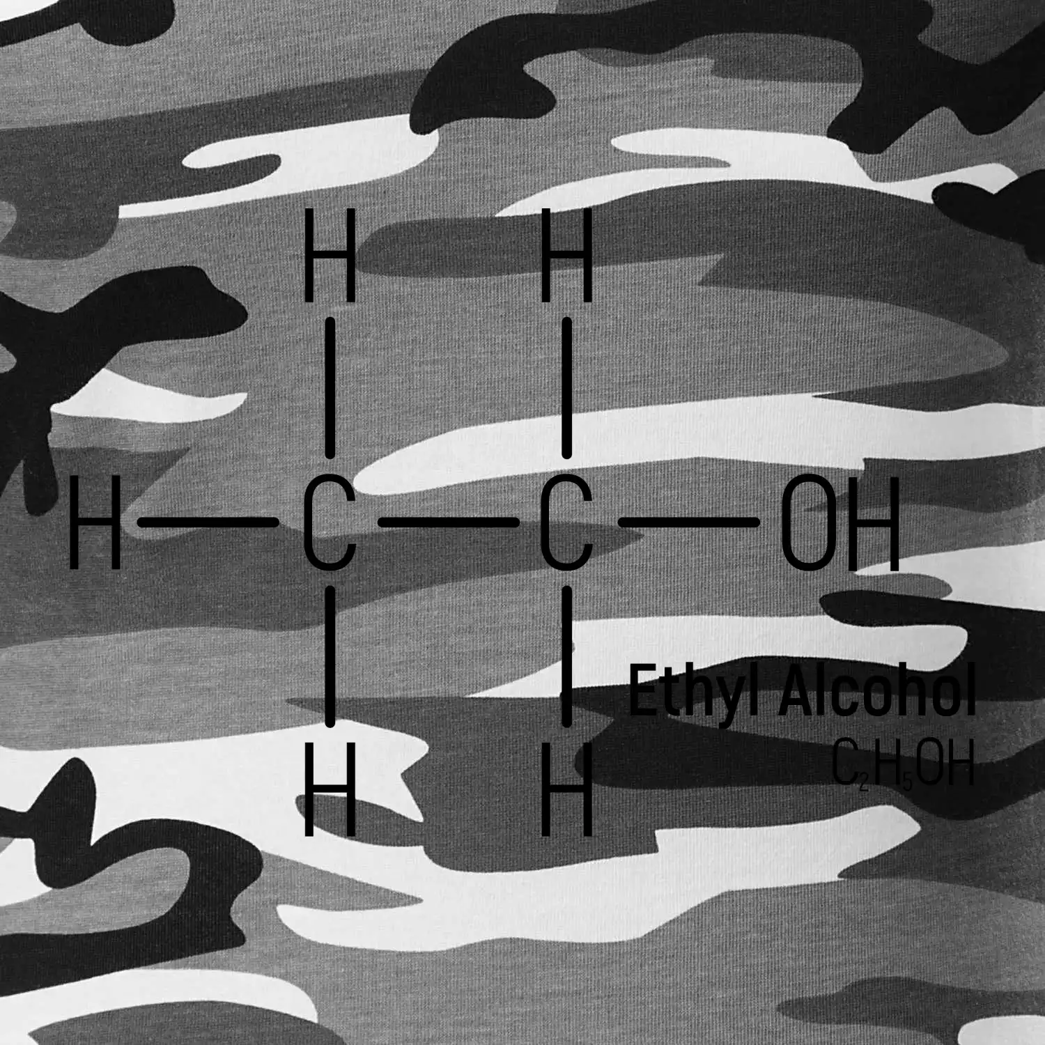 Molekulární struktura Ethanol