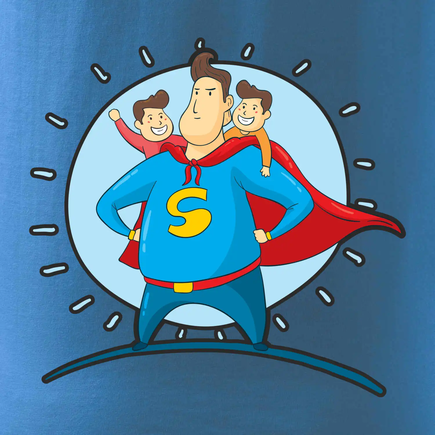 Táta superman - kluk a kluk