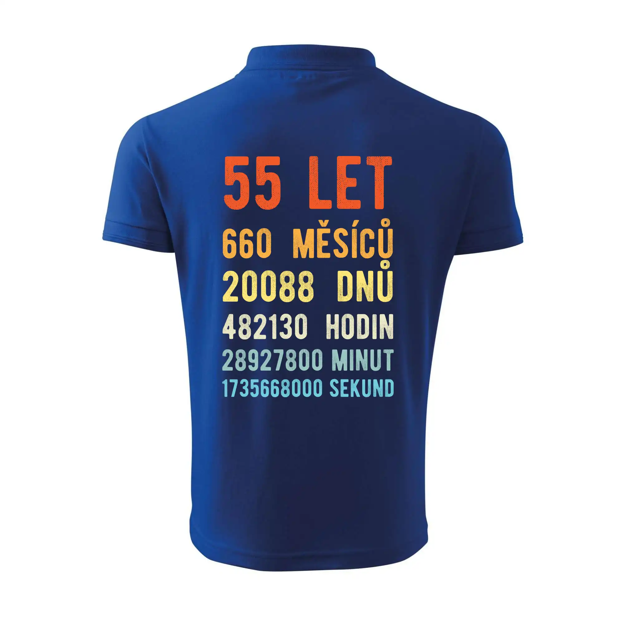 Narozeniny 55 přepočet času