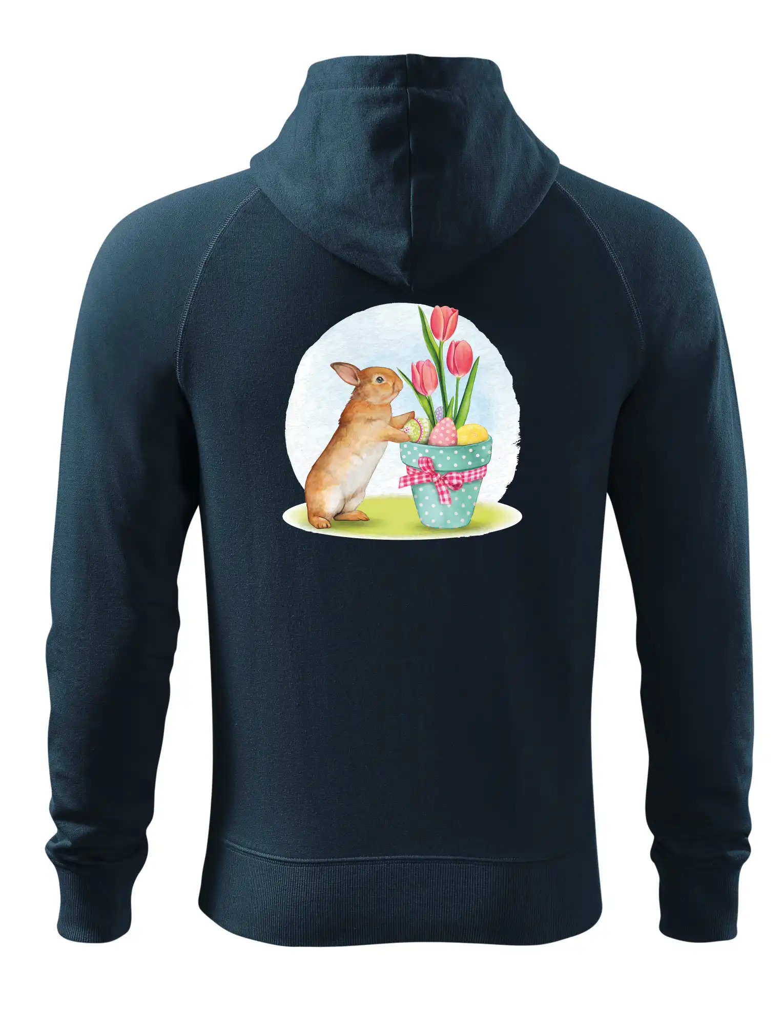 Velikonoční zajíček tulipány
