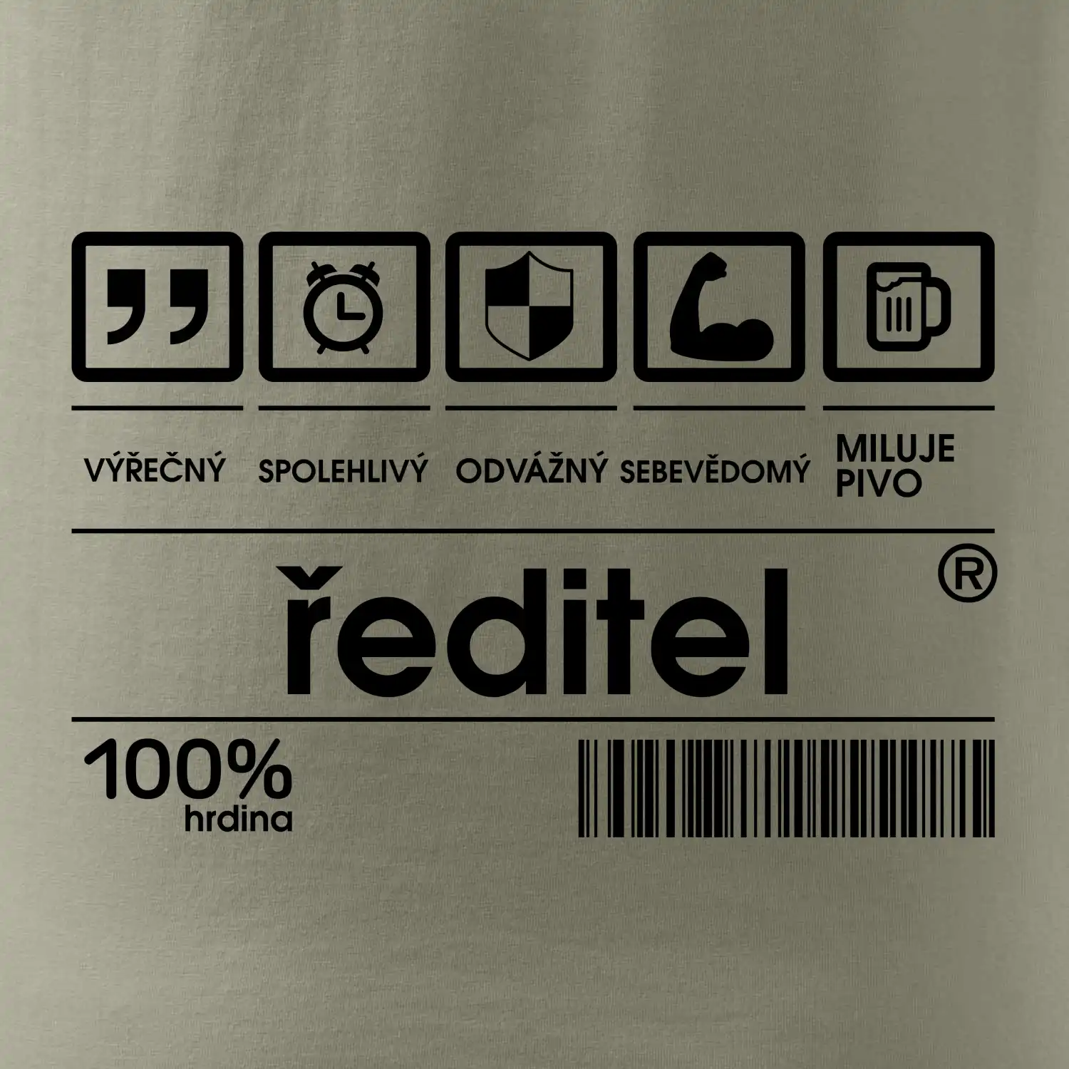 Čárový kód - Ředitel