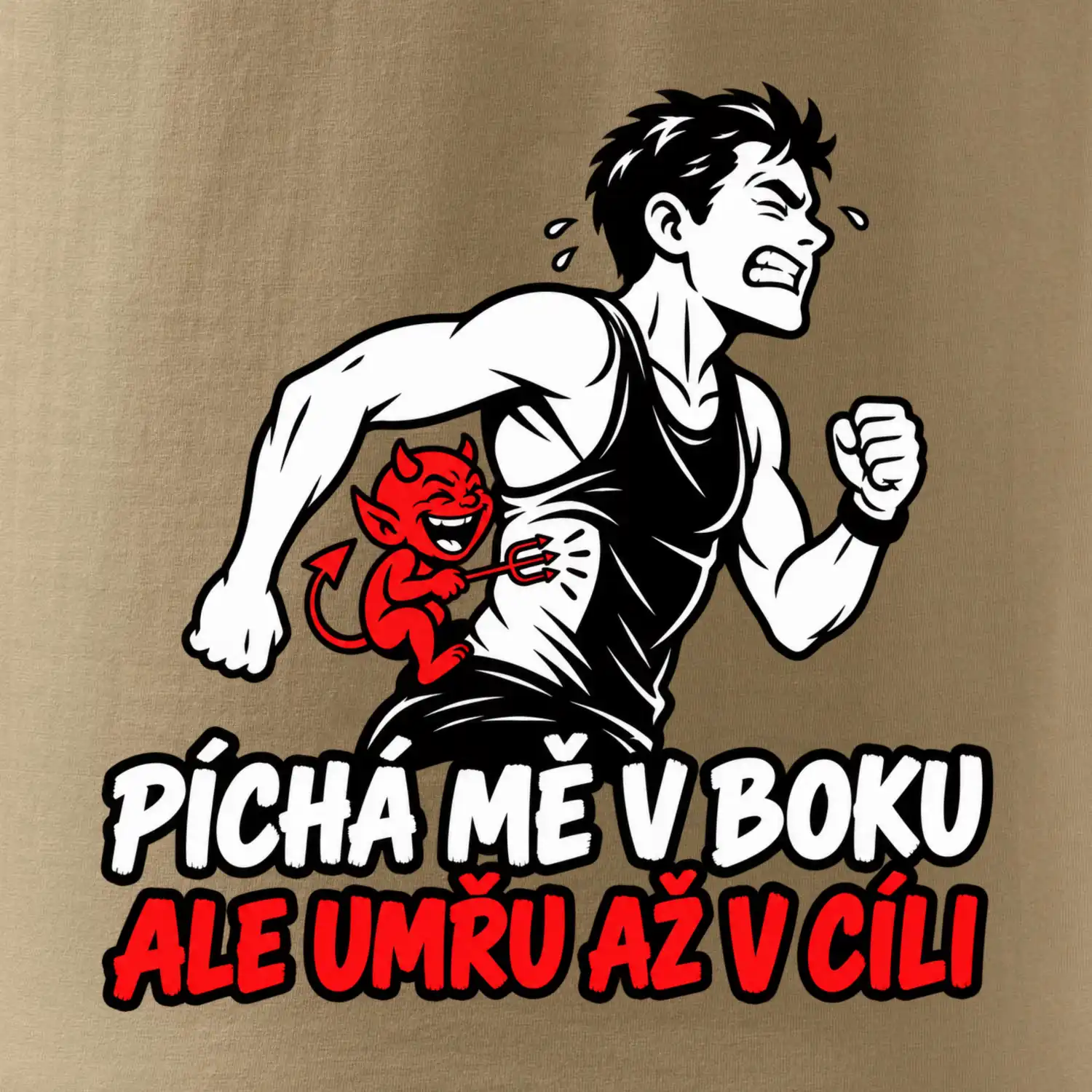 Běžec píchá mě v boku