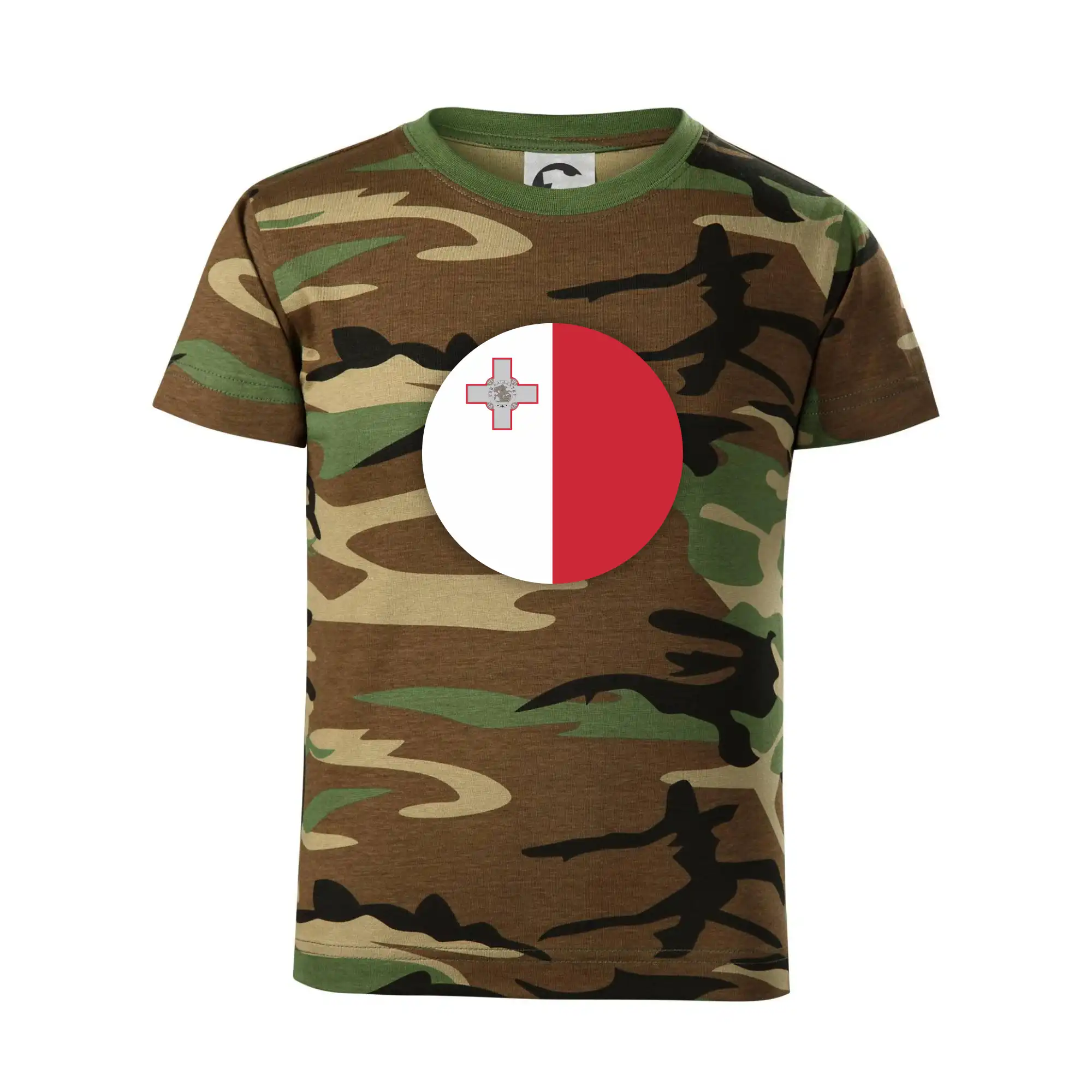 Vlajka Malta kulatá velká