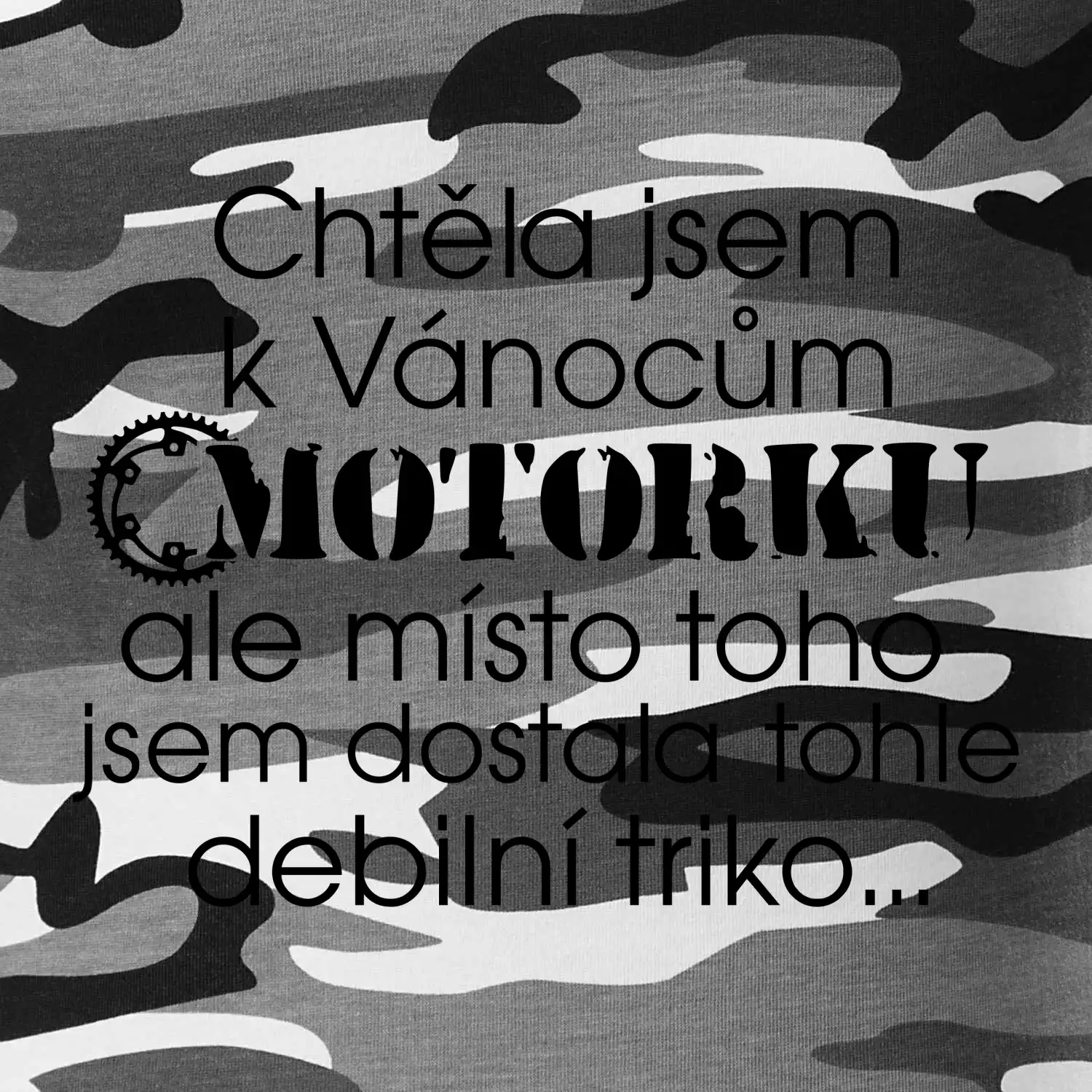 Chtěla jsem dostat motorku - Vánoce