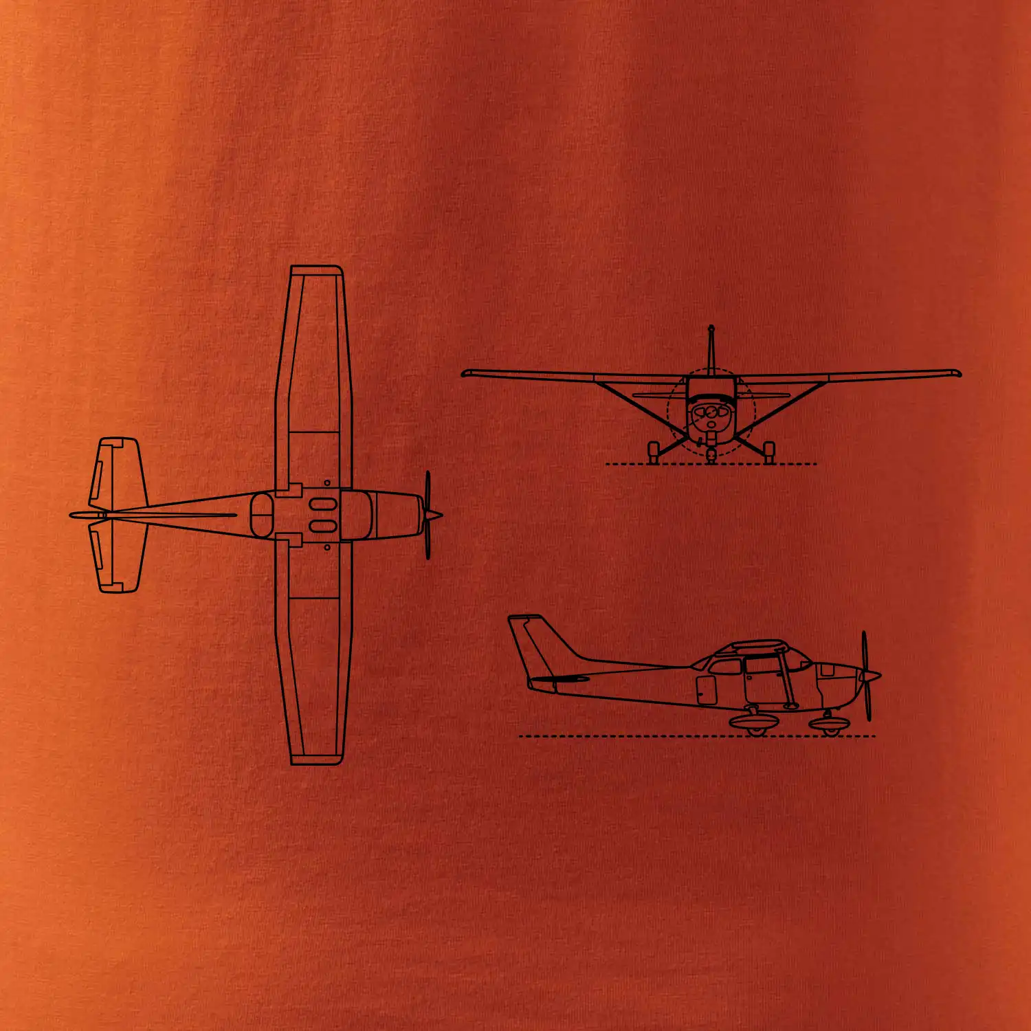Obrys Cessna 172 Skyhawk