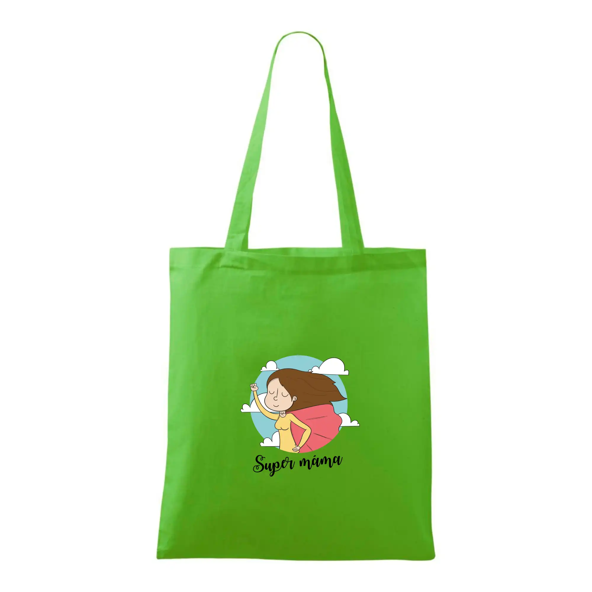 Kreslený obrázek Super máma