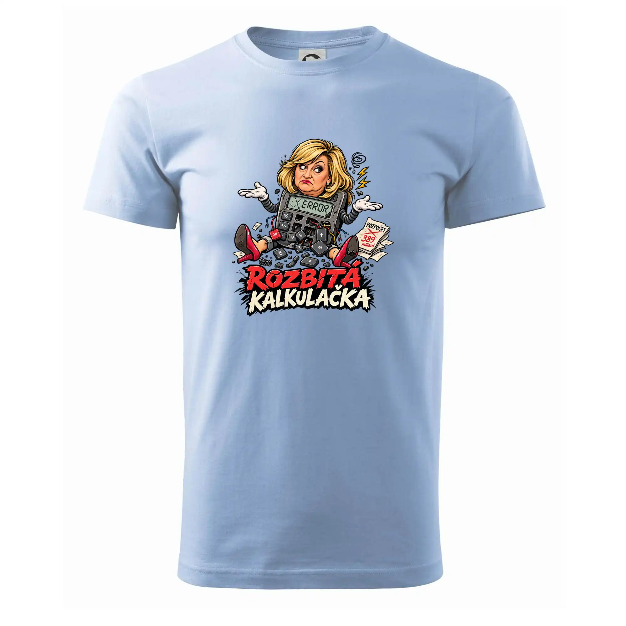 Alenka - rozbitá kalkulačka