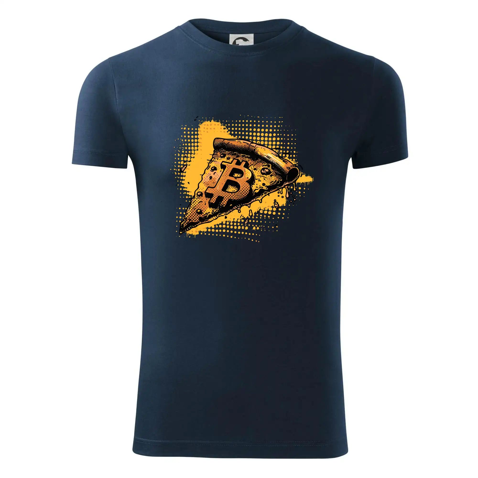 Bitcoin oranžová pizza