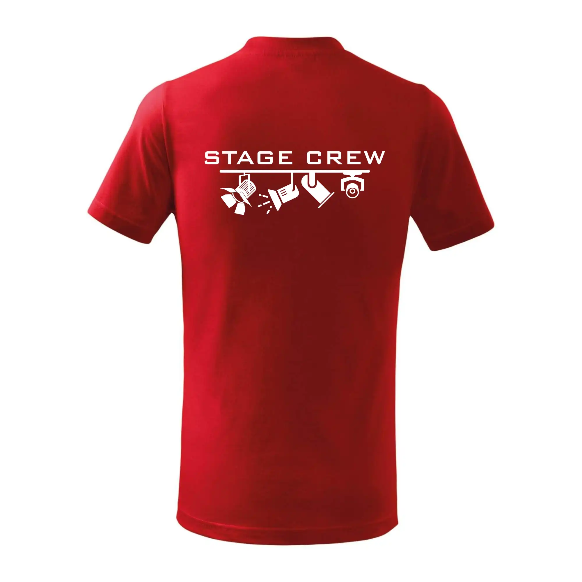 Jméno a nápis na zádech - stage crew