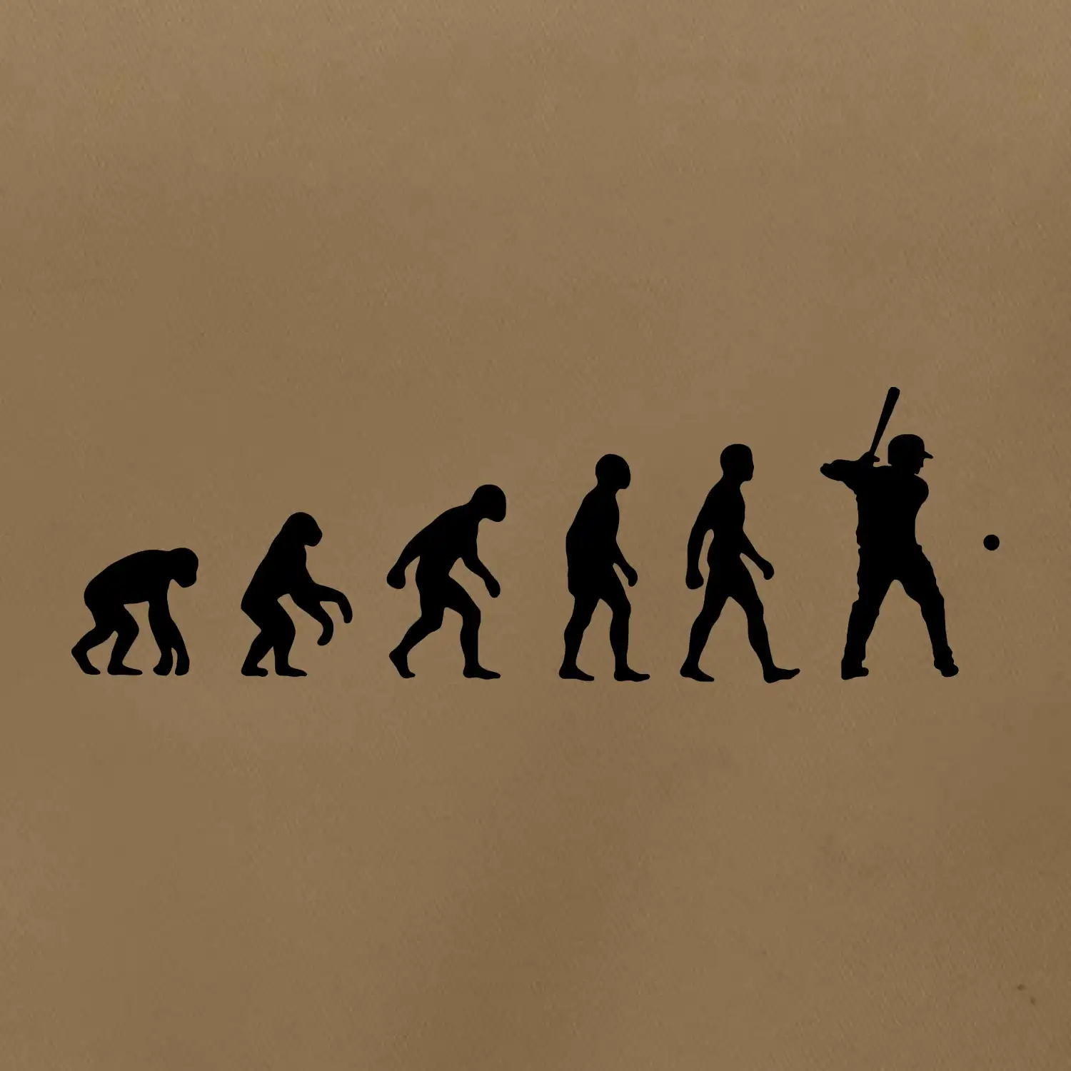 Evoluce baseball pálkař nápřah + míček