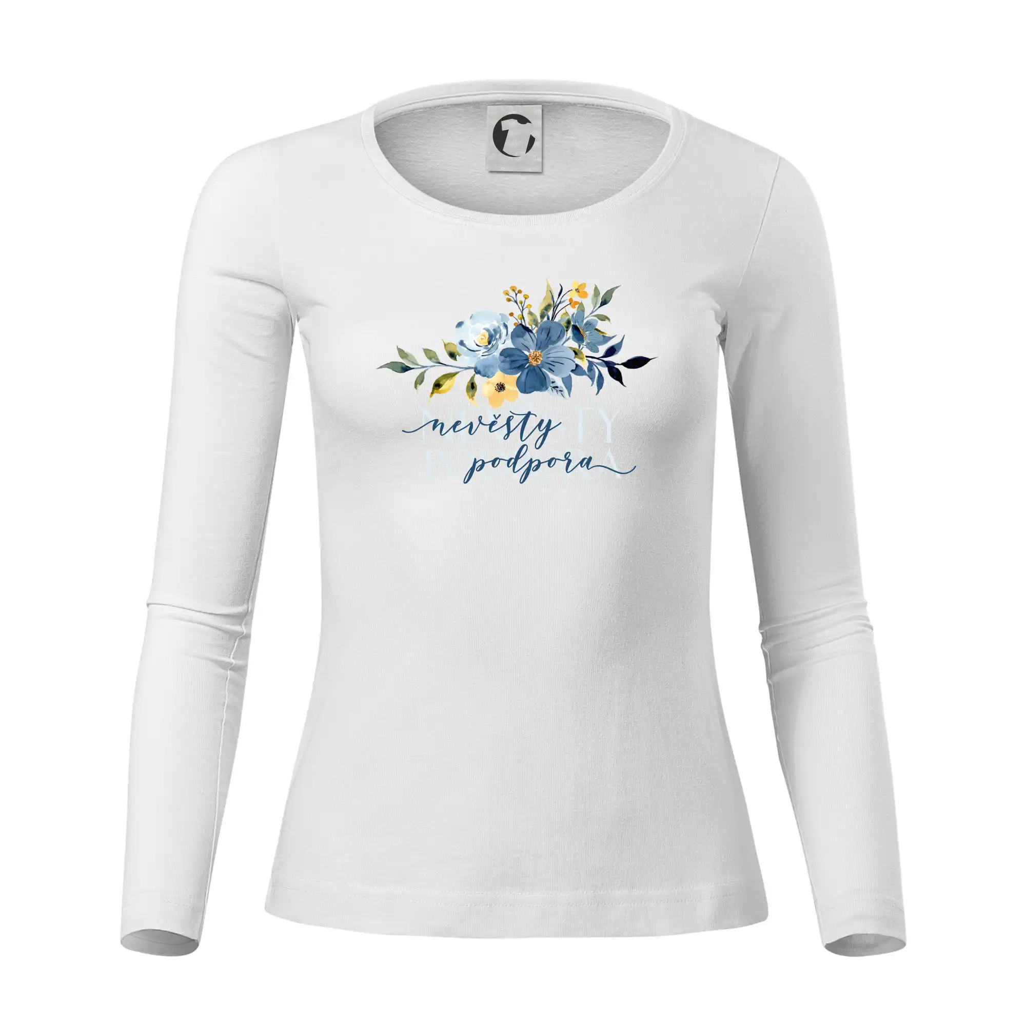 Nevěsty podpora květy modré