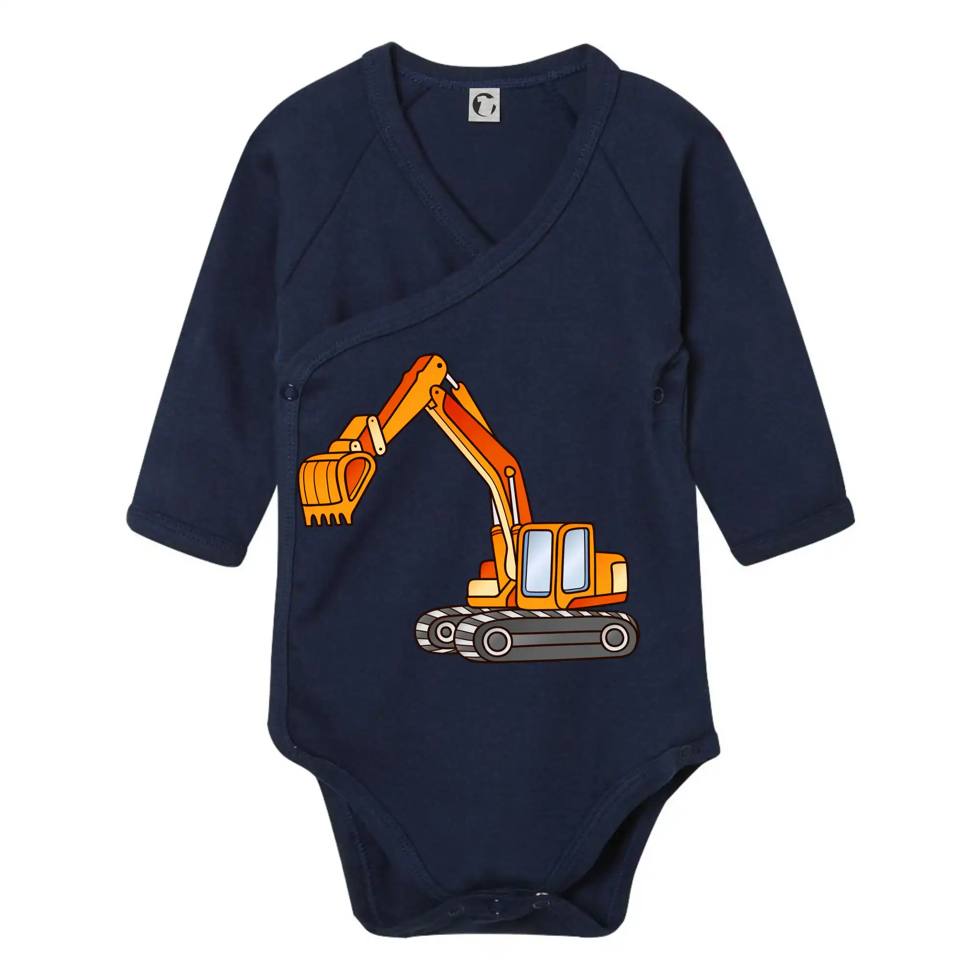 Bagr bez nápisu oranžový