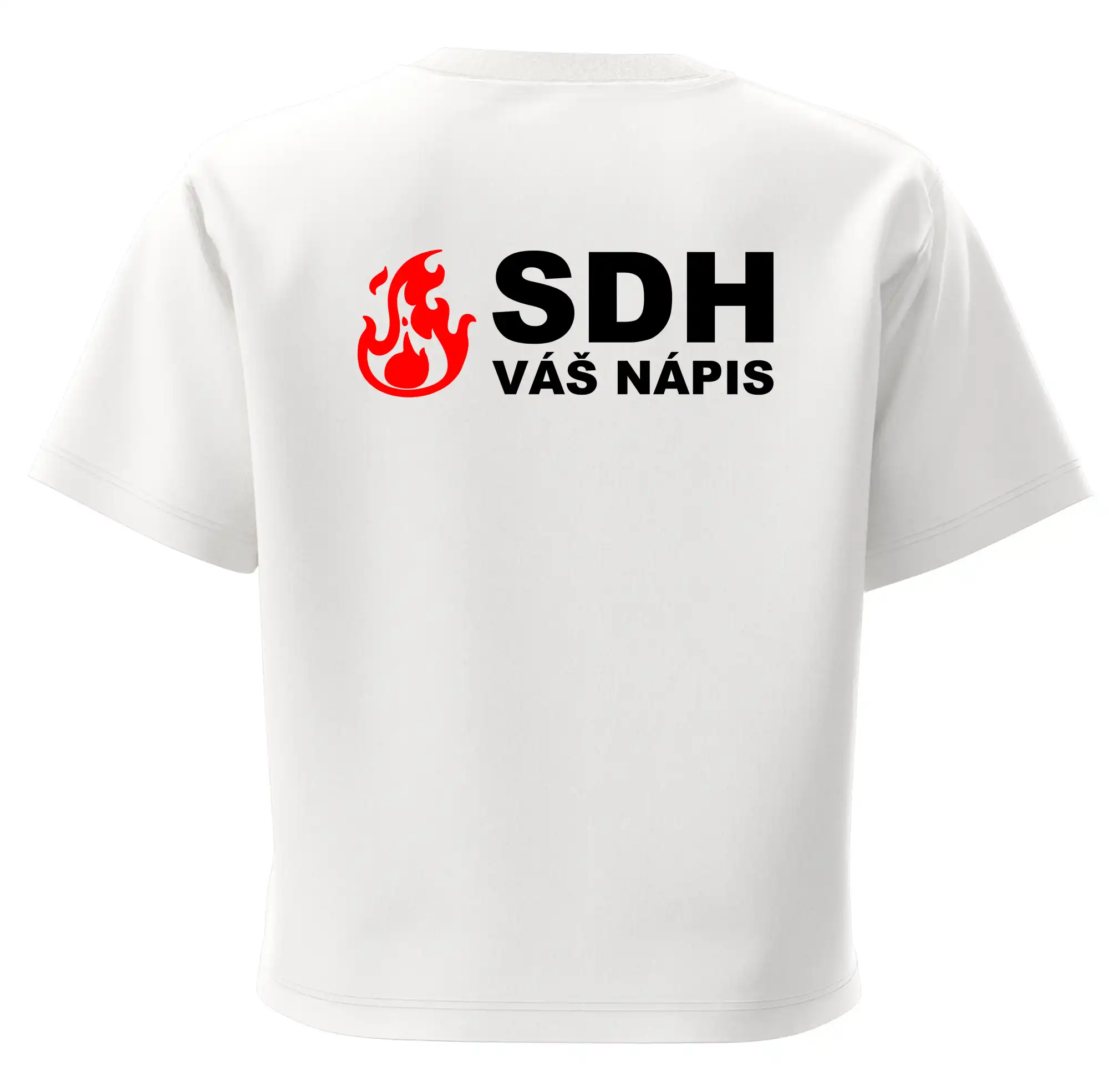 SDH nápis (oheň, název sboru - vlastní nápis)