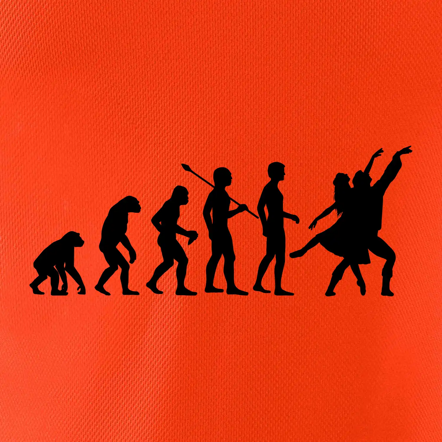Evoluce tanec - tančící dvojice