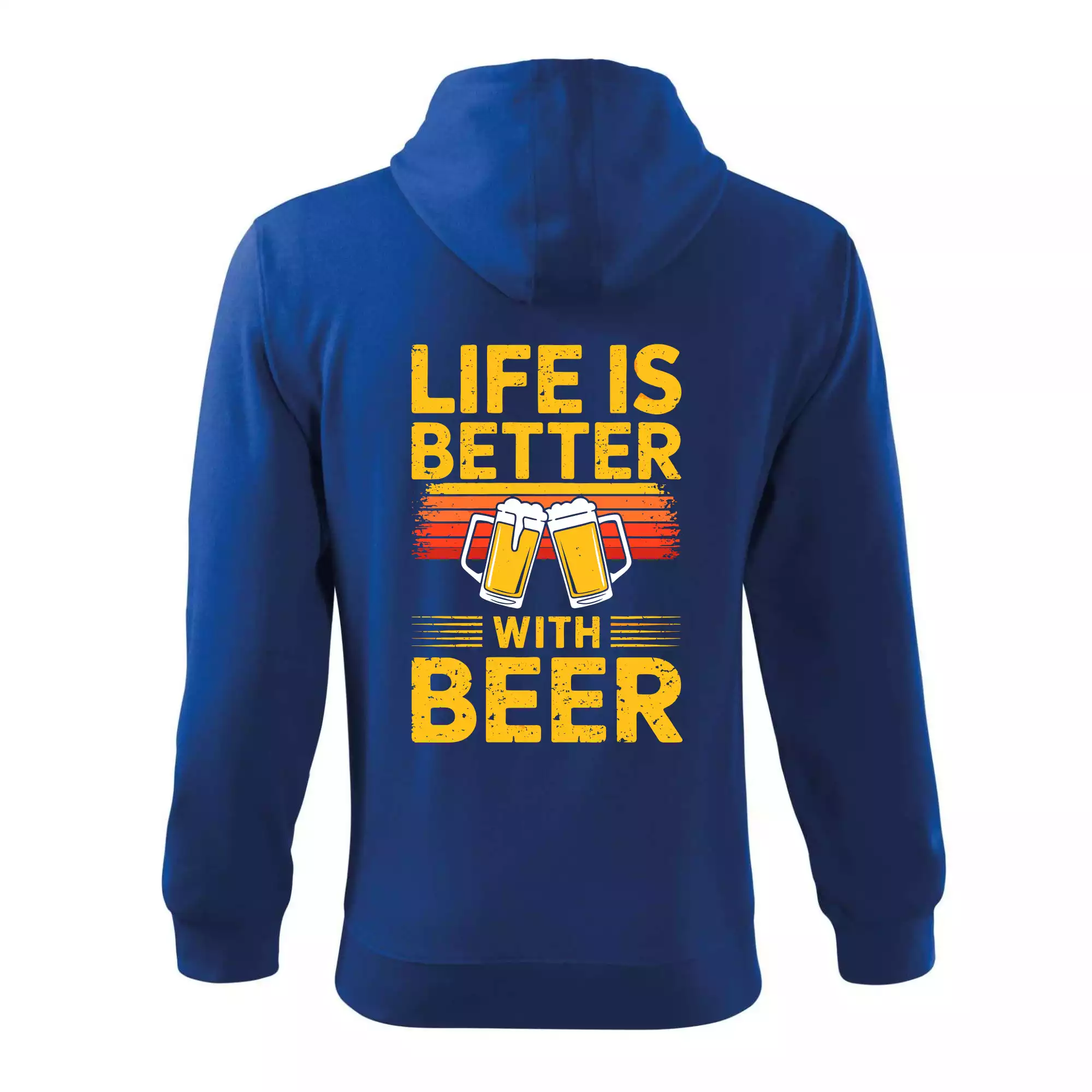 Life is better with beer - oranžové