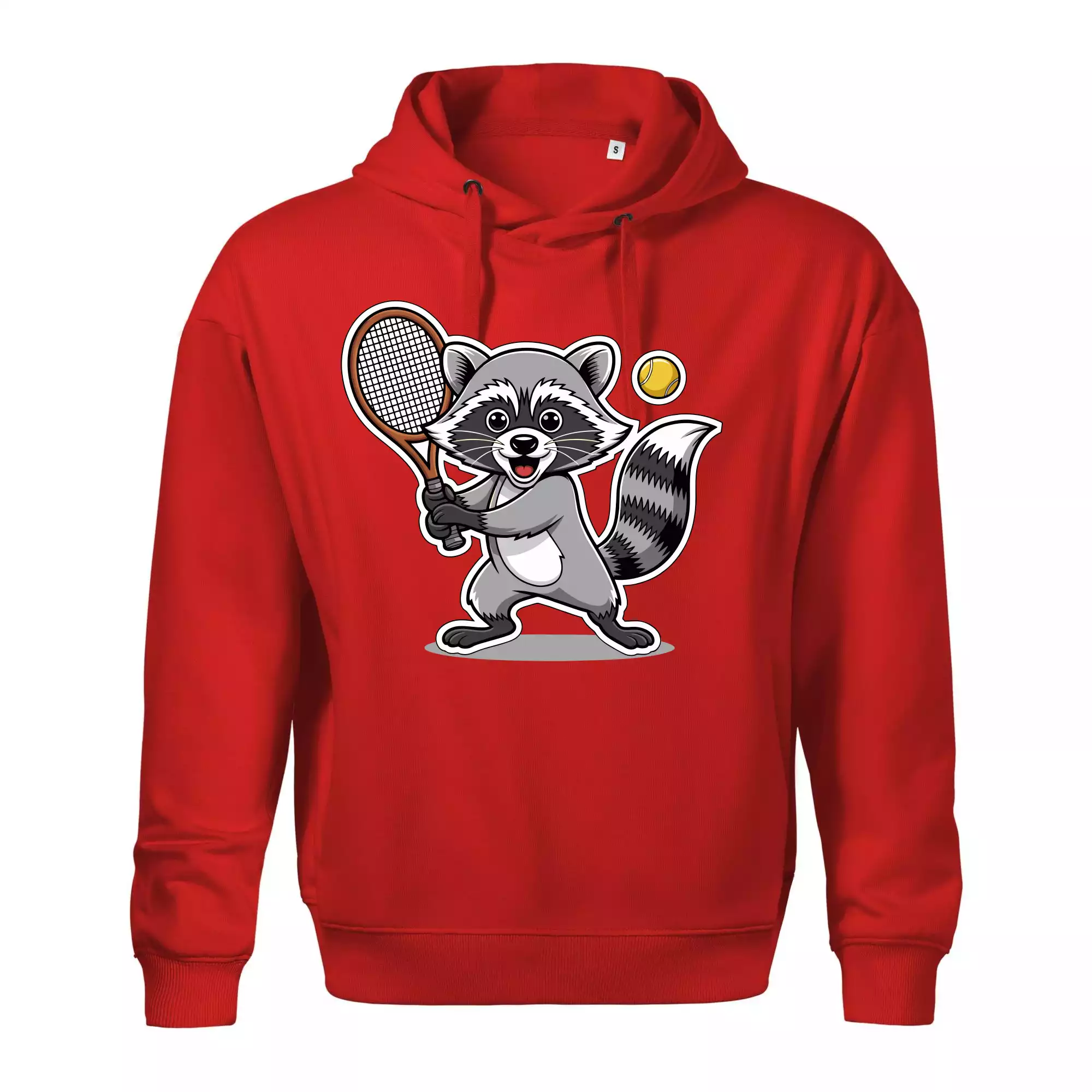 Mýval hraje tenis kreslený