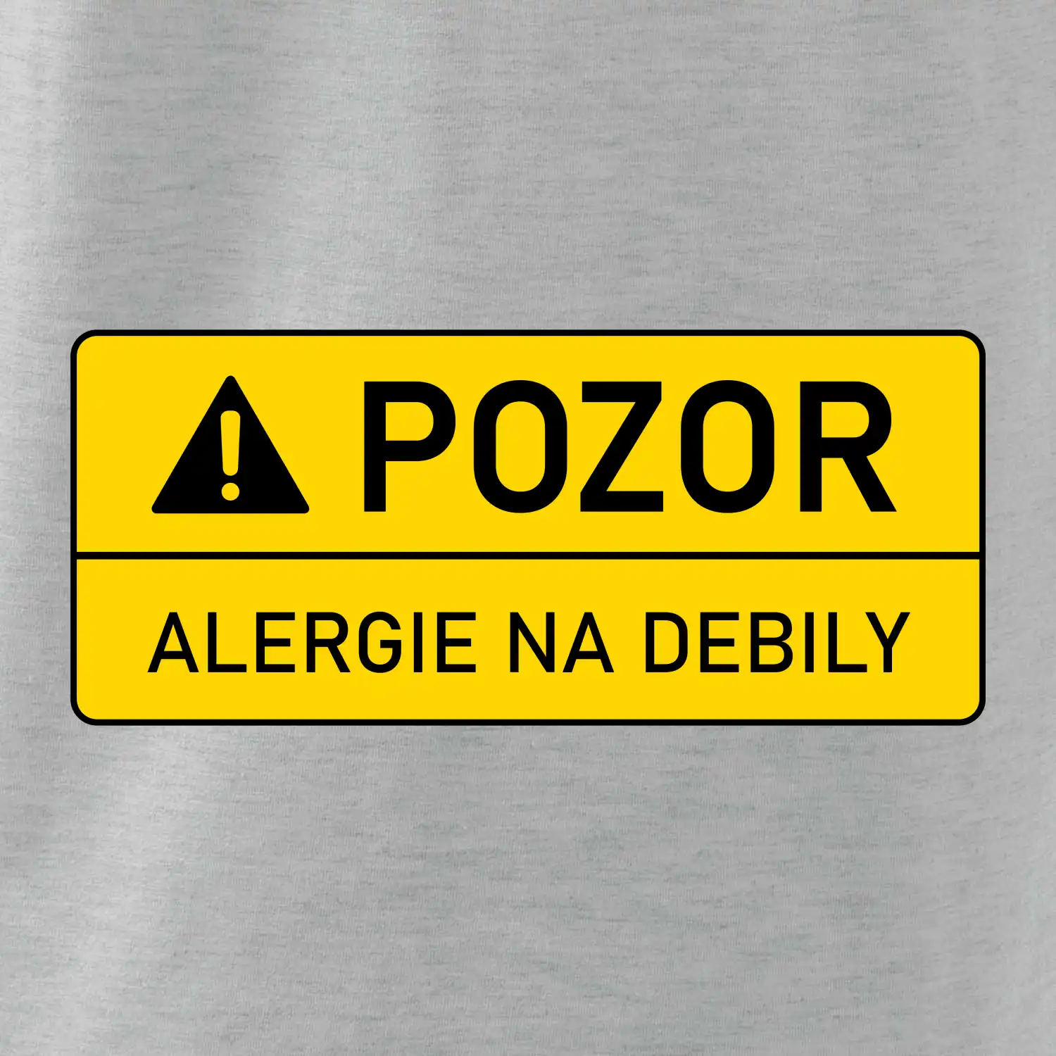 Pozor alergie na debily