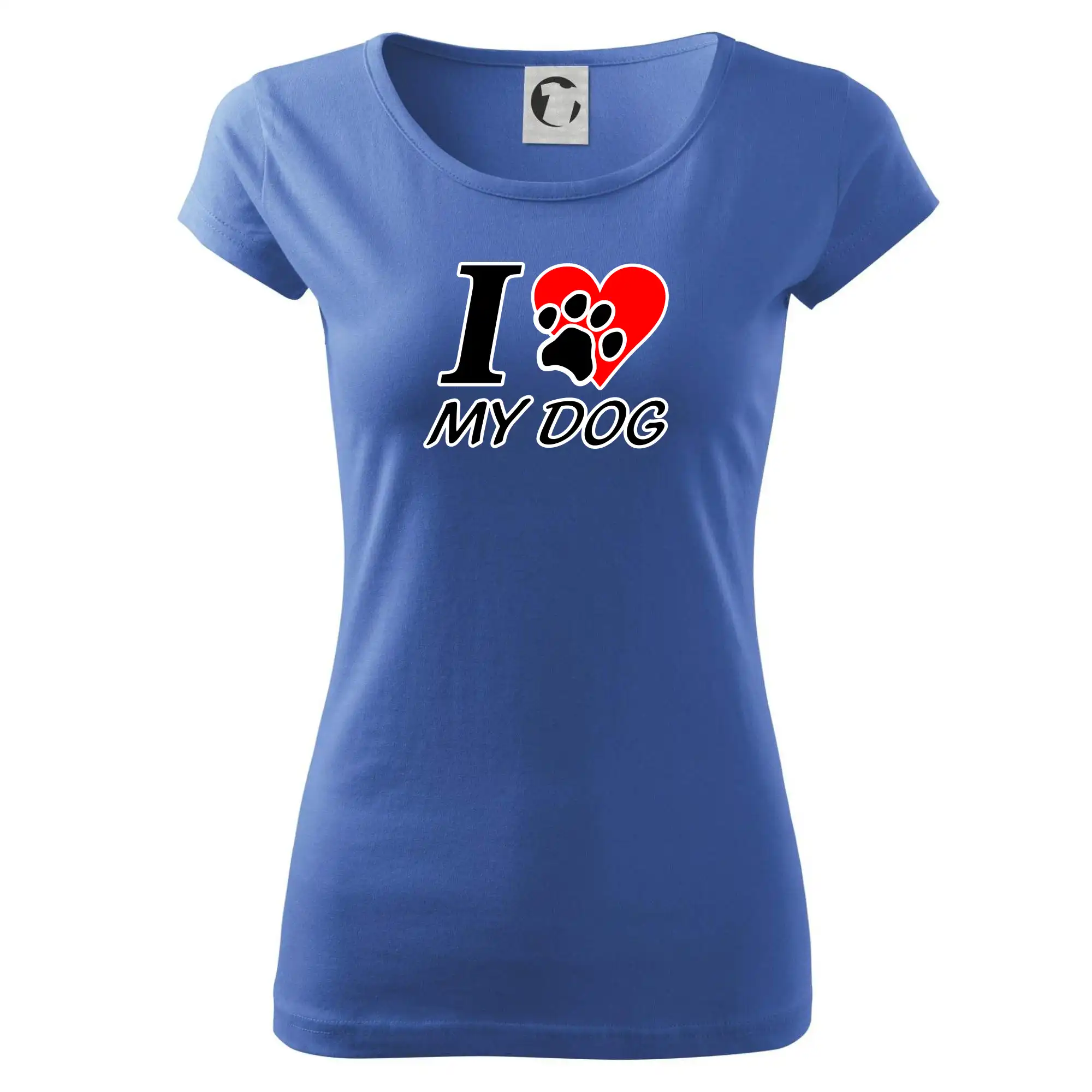 I love my dog - nápis