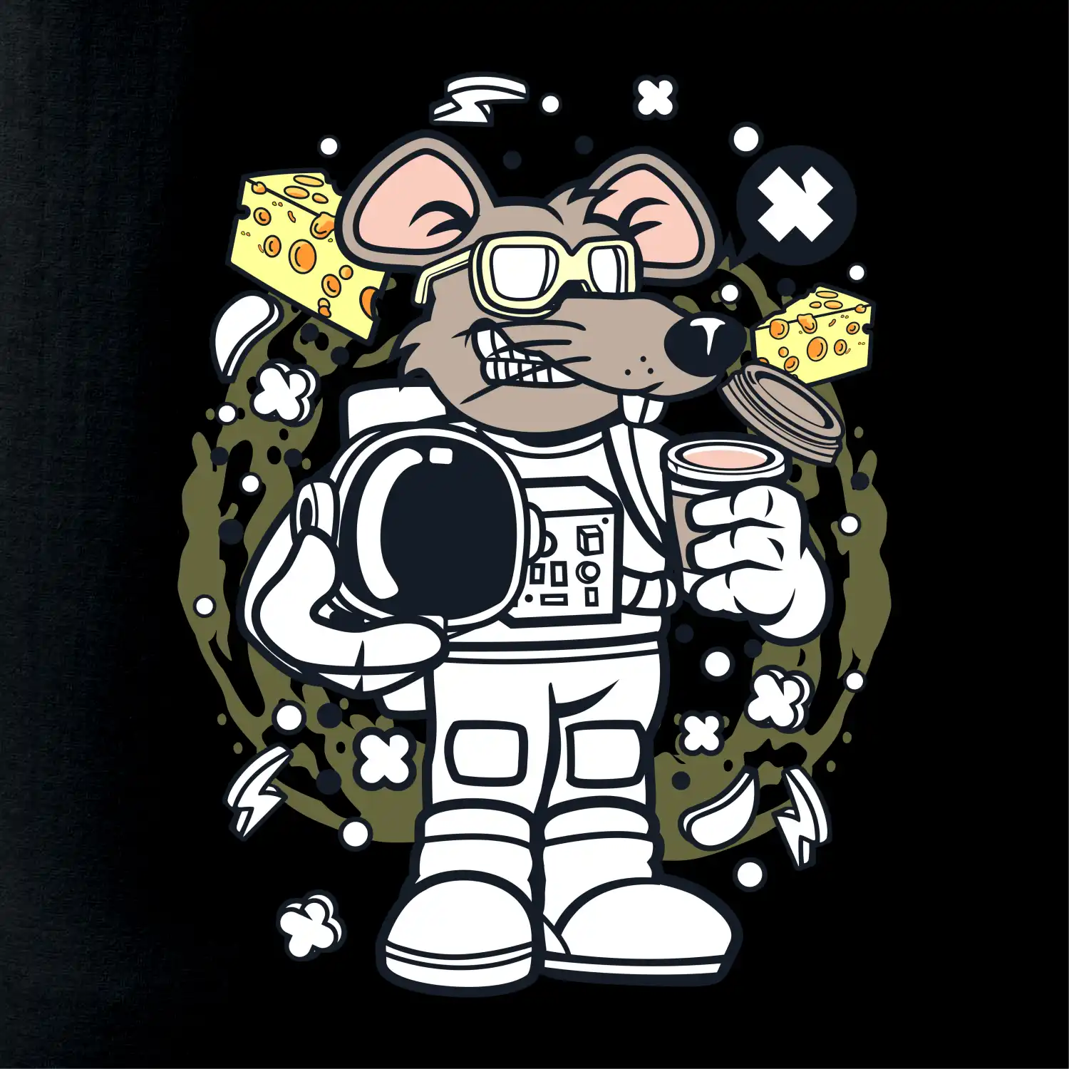 Myš kosmonaut komiks