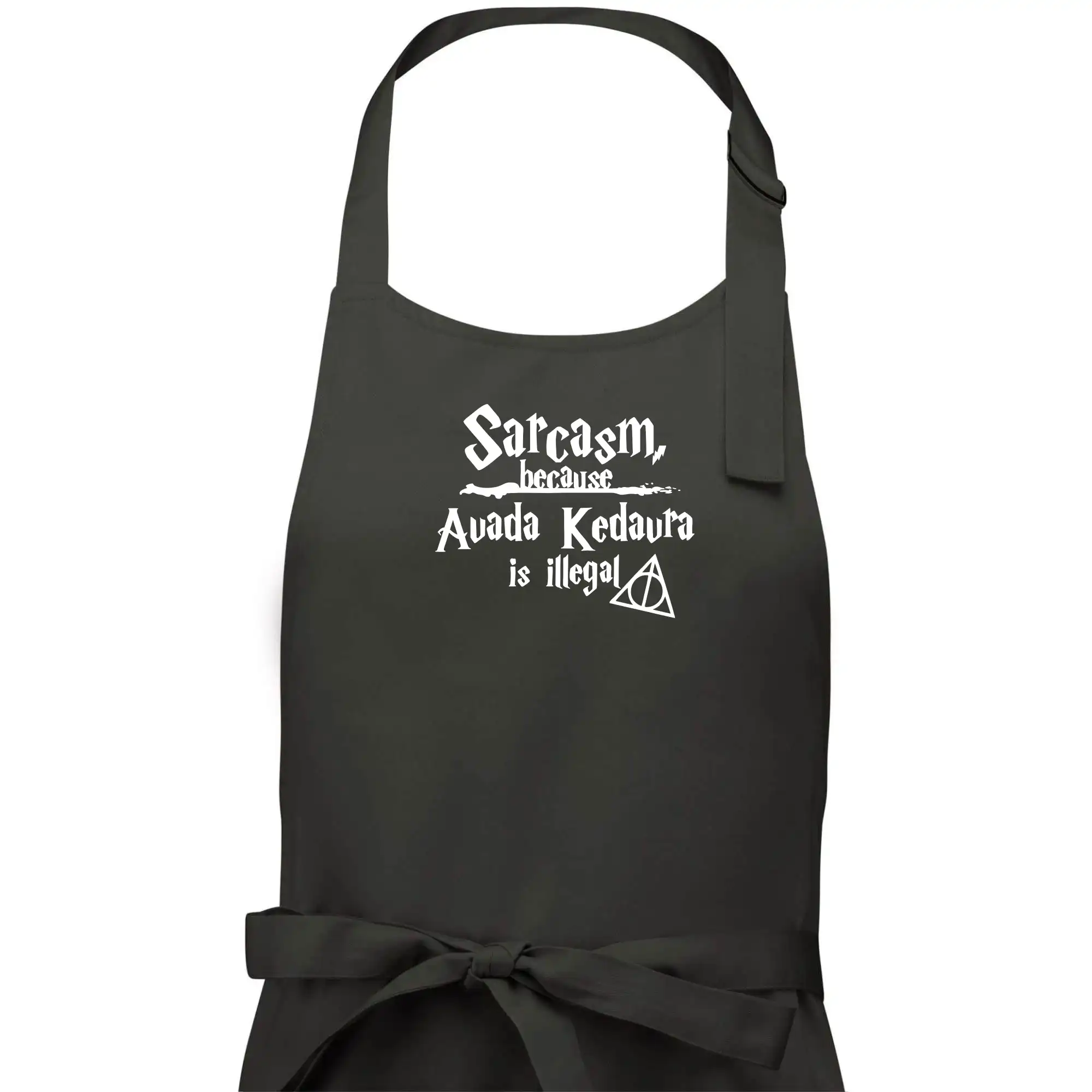 Harry - Sarcasm, because Avada Kedavra is illegal