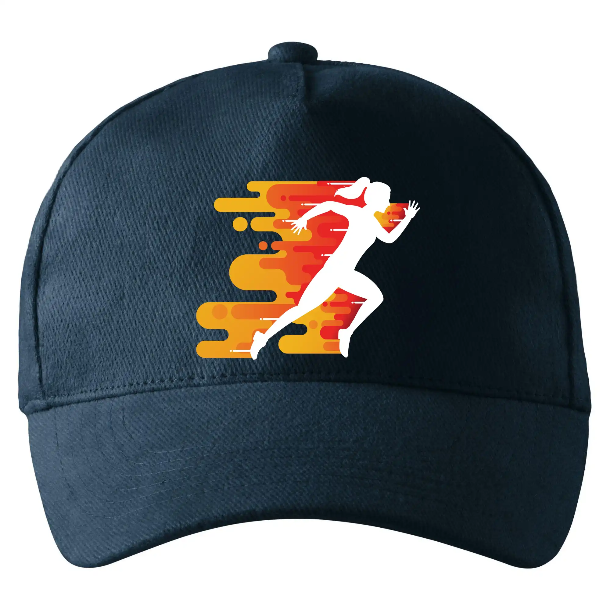 Běhání - oranžová žena