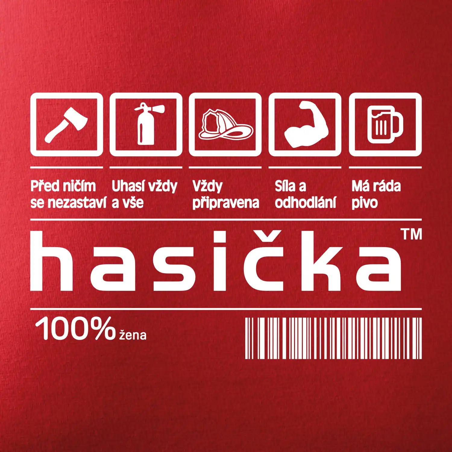 Čárový kód - Hasička