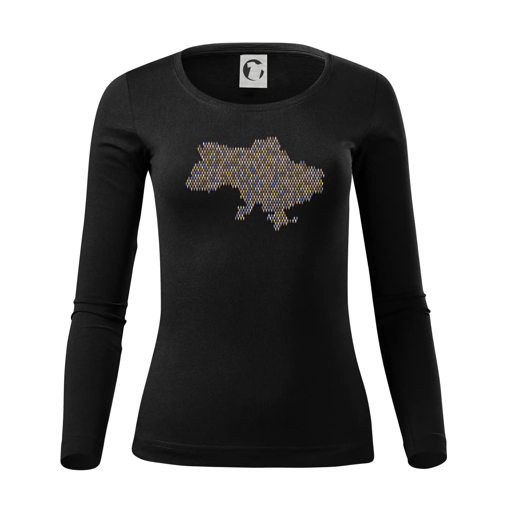 Mapa Ukrajiny panáčci