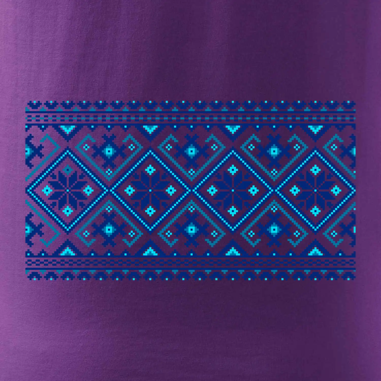 Ukrajinský vzor - modrý