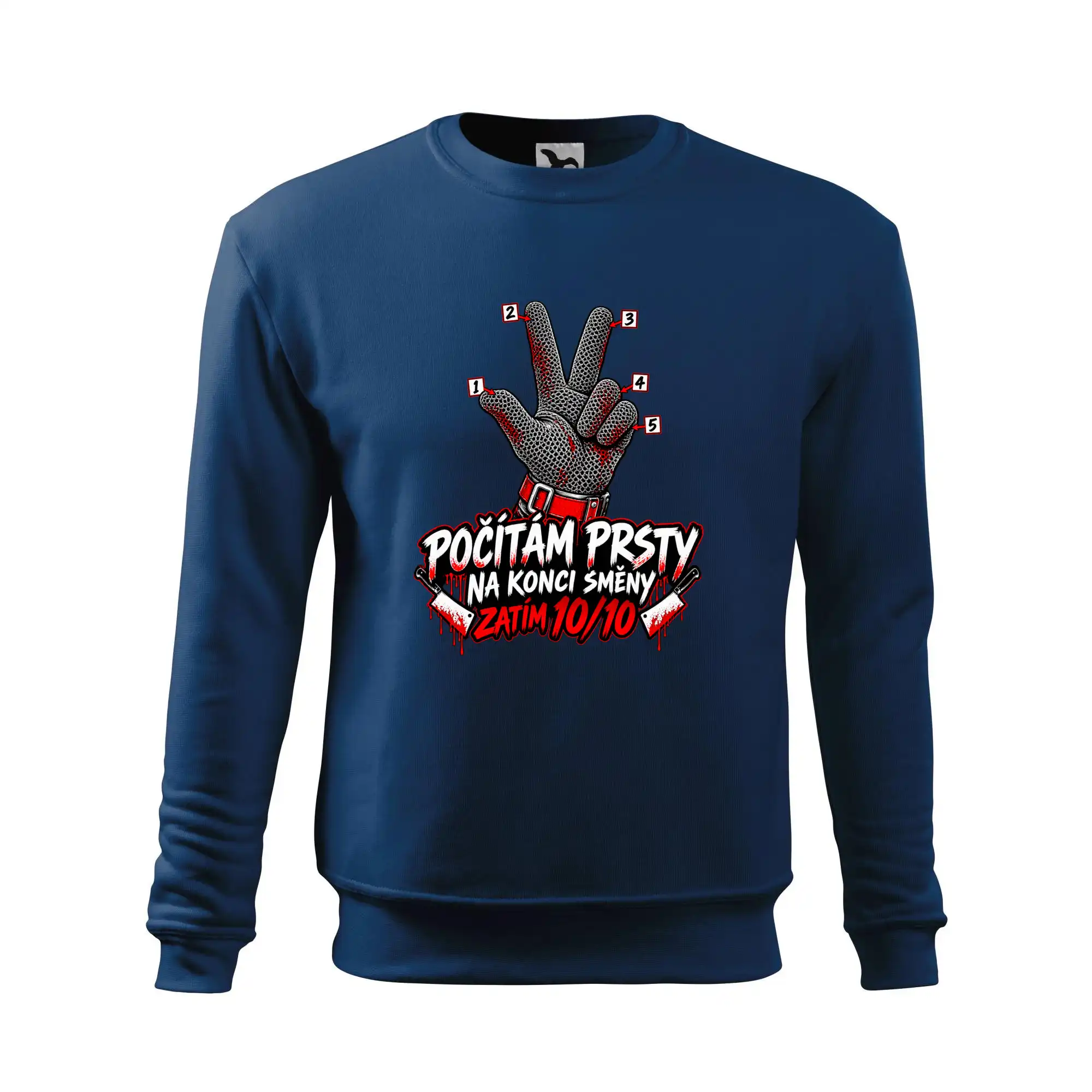 Řezník počítám prsty na konci směny