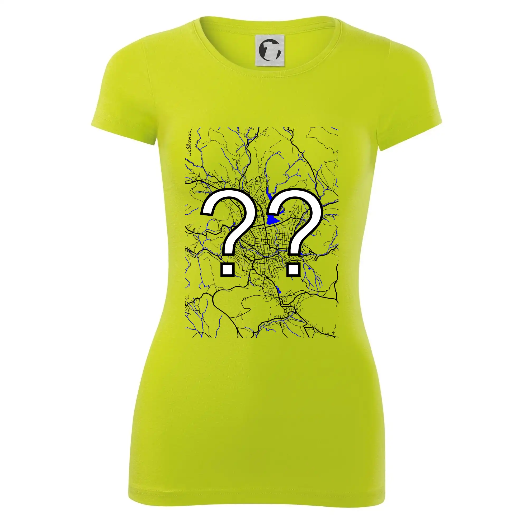 Vaše město - Mapa s vodními toky