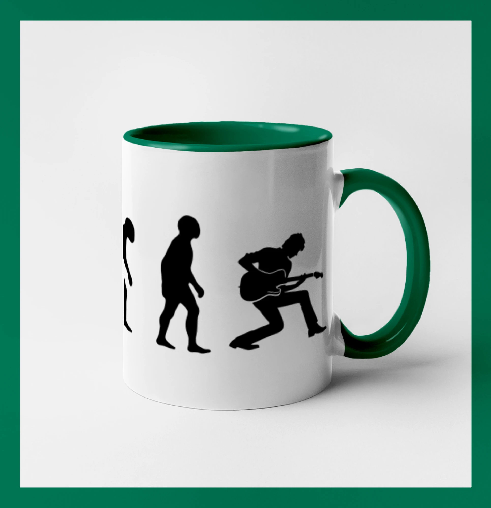 Evoluce kytarista - klečící