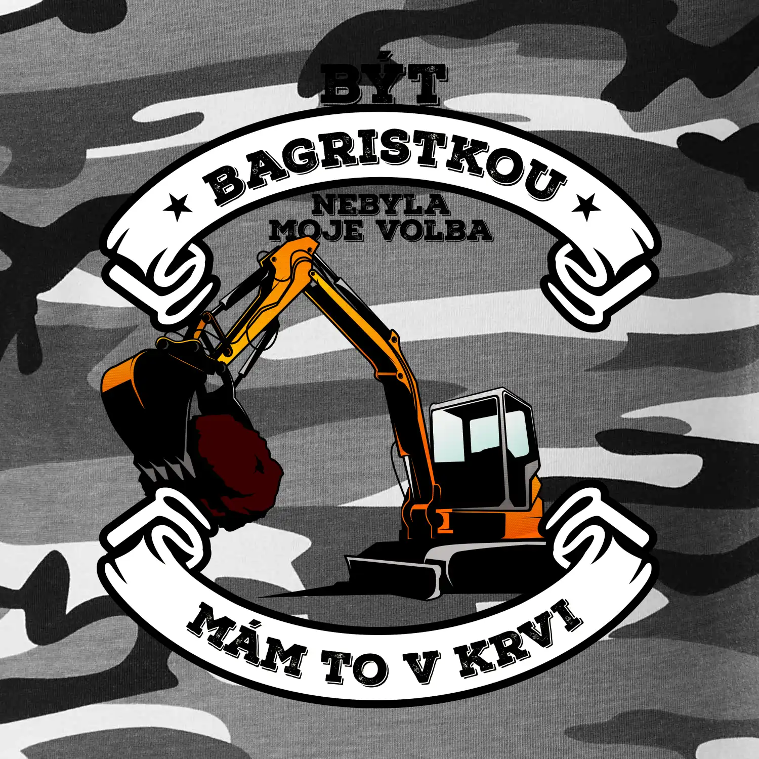 Bagr - být bagristou / bagristkou nebyla moje volba