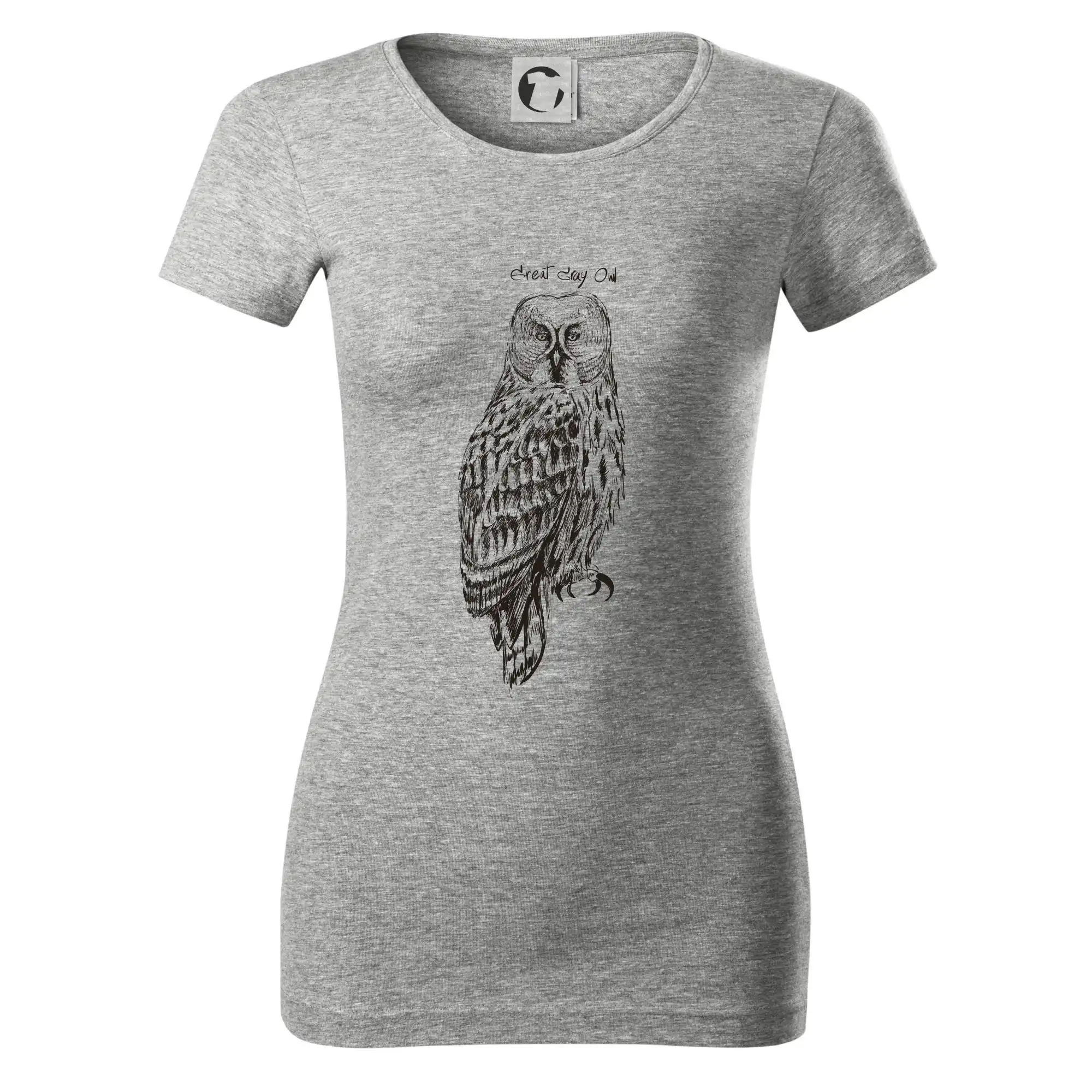 Puštík vousatý great gray owl