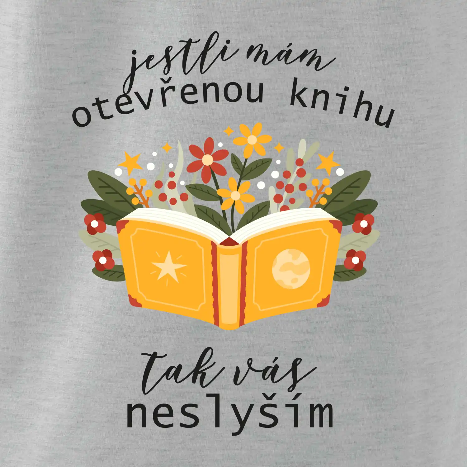 Jestli mám otevřenou knihu, tak vás neslyším
