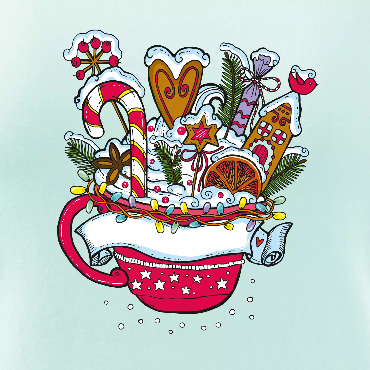 Vánoční Punč - hrneček (Pecka design)