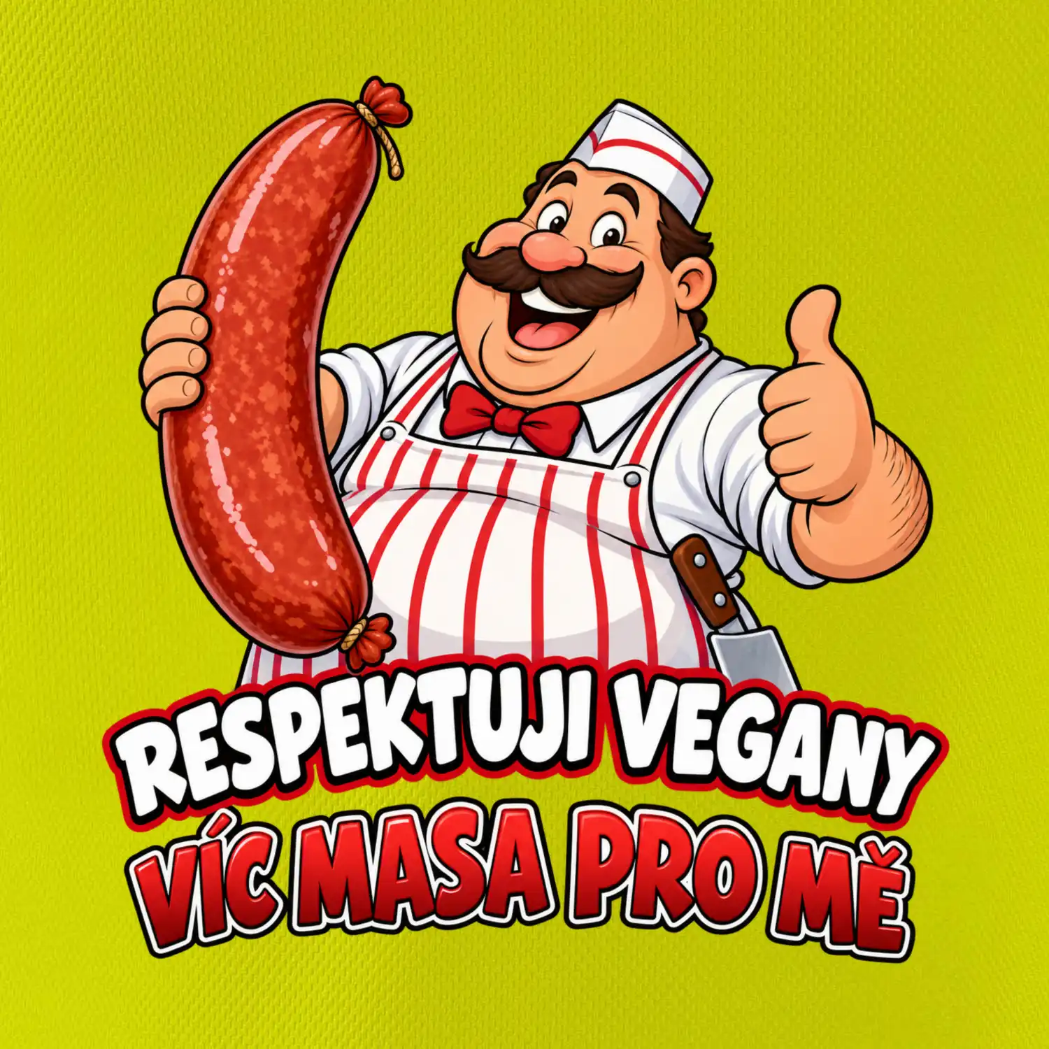 Respektuji vegany víc masa pro mě