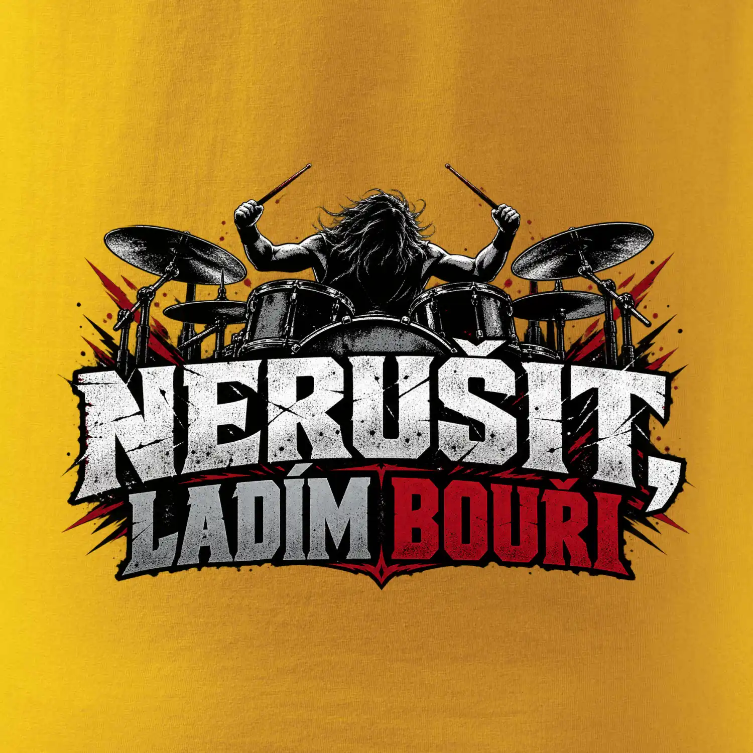 Nerušit ladím bouři - metalový bubeník