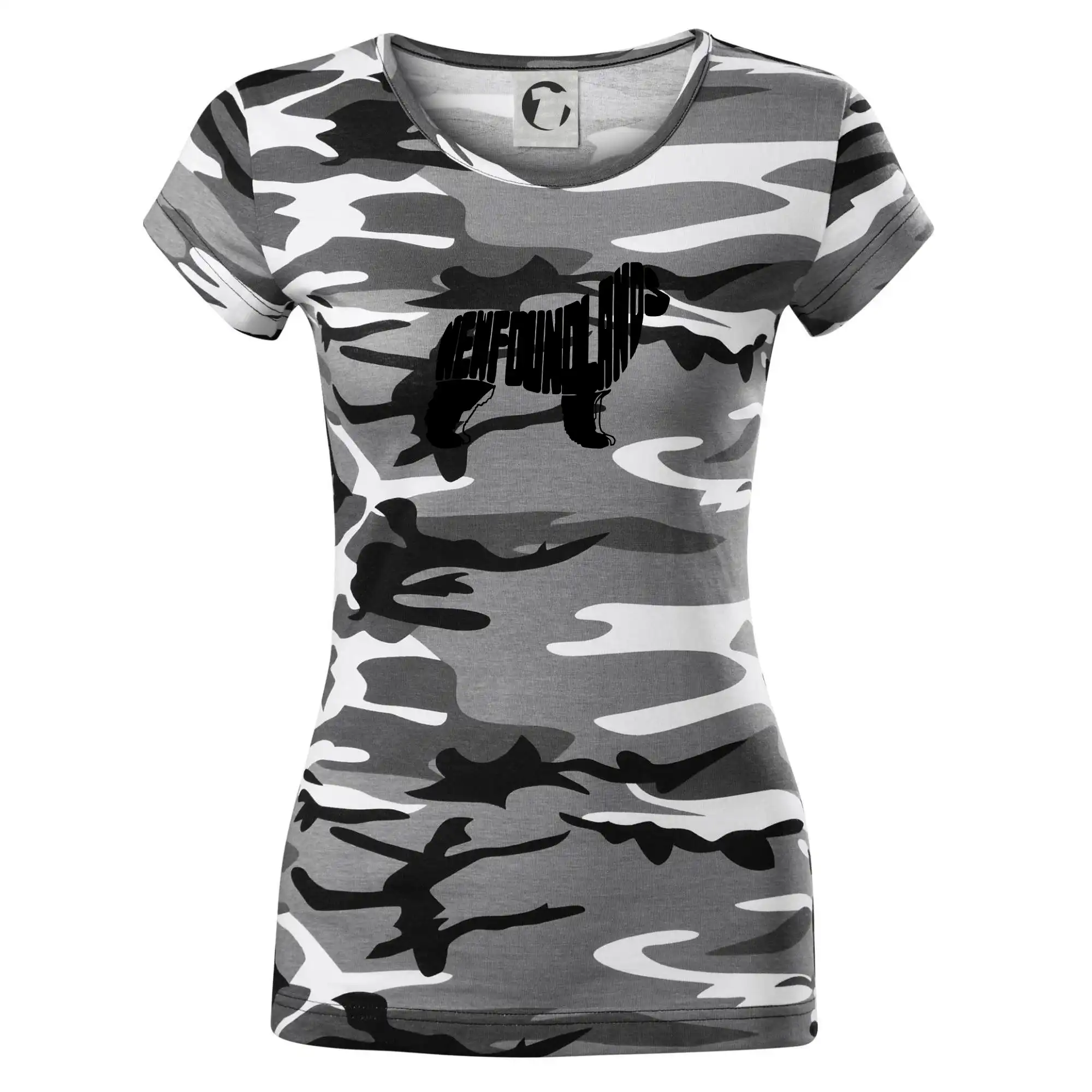 Novofundlandský pes - nápis v tělě