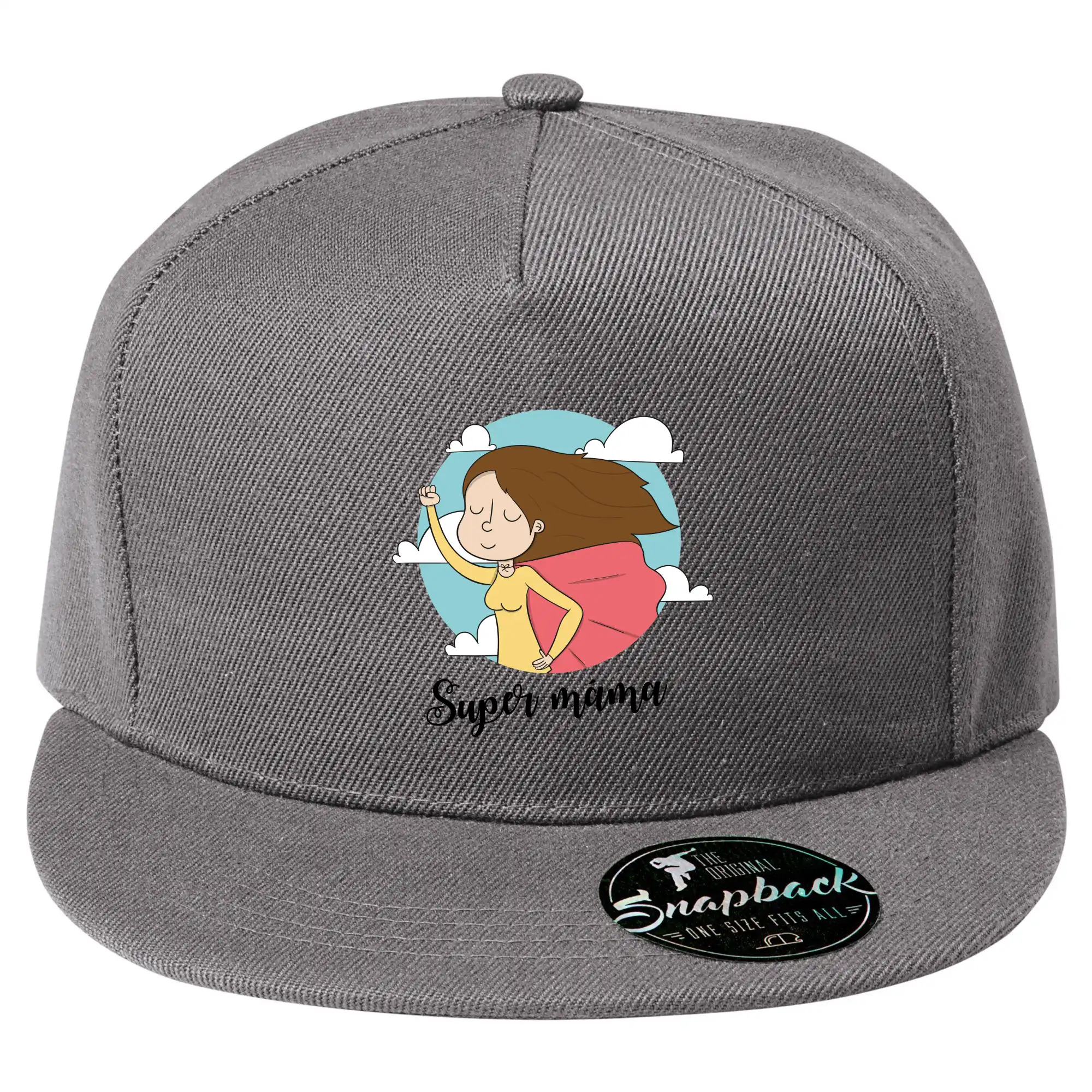 Kreslený obrázek Super máma