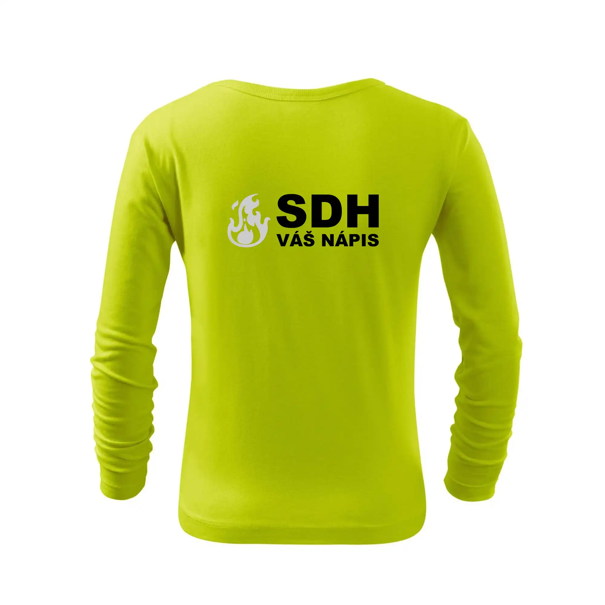 SDH REFLEXNÍ nápis (oheň, firesport, název sboru - vlastní nápis)