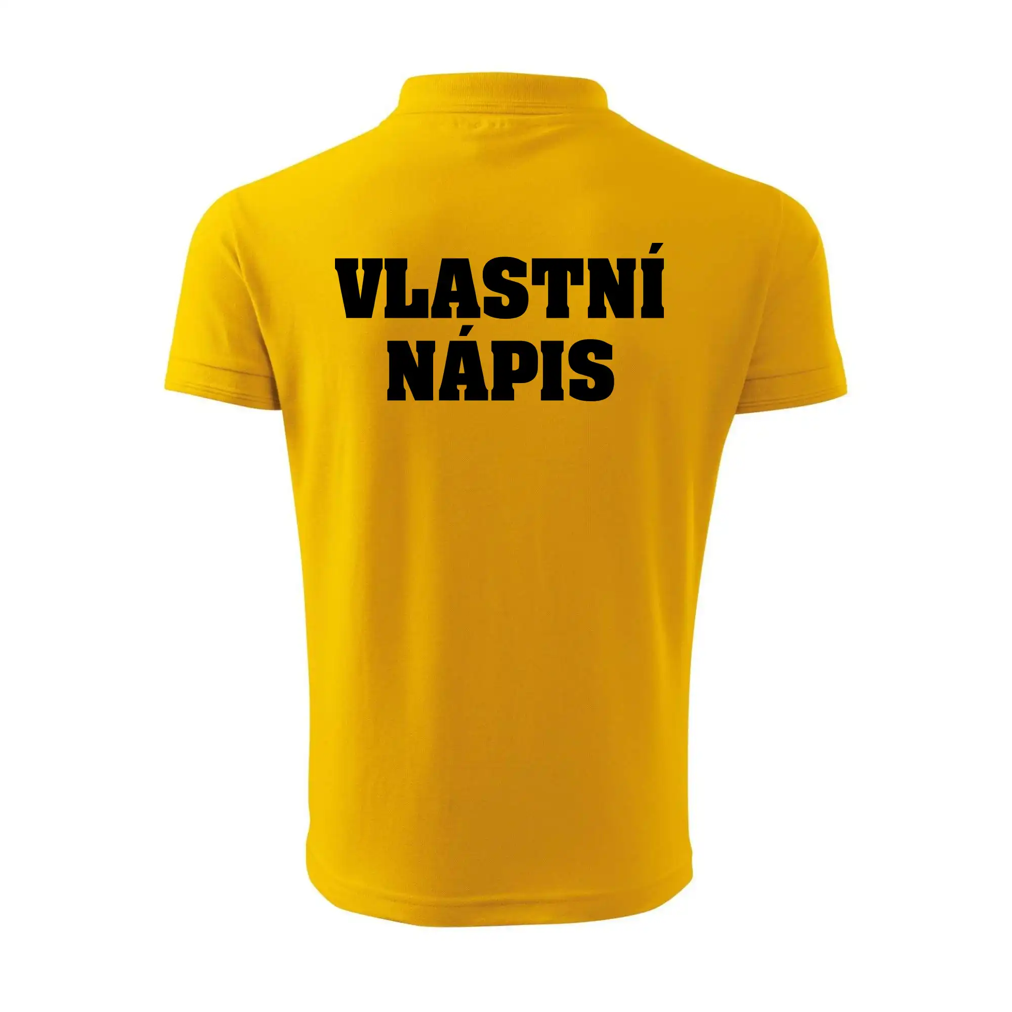 Hvězda života - vlastní nápis vpředu a vzadu