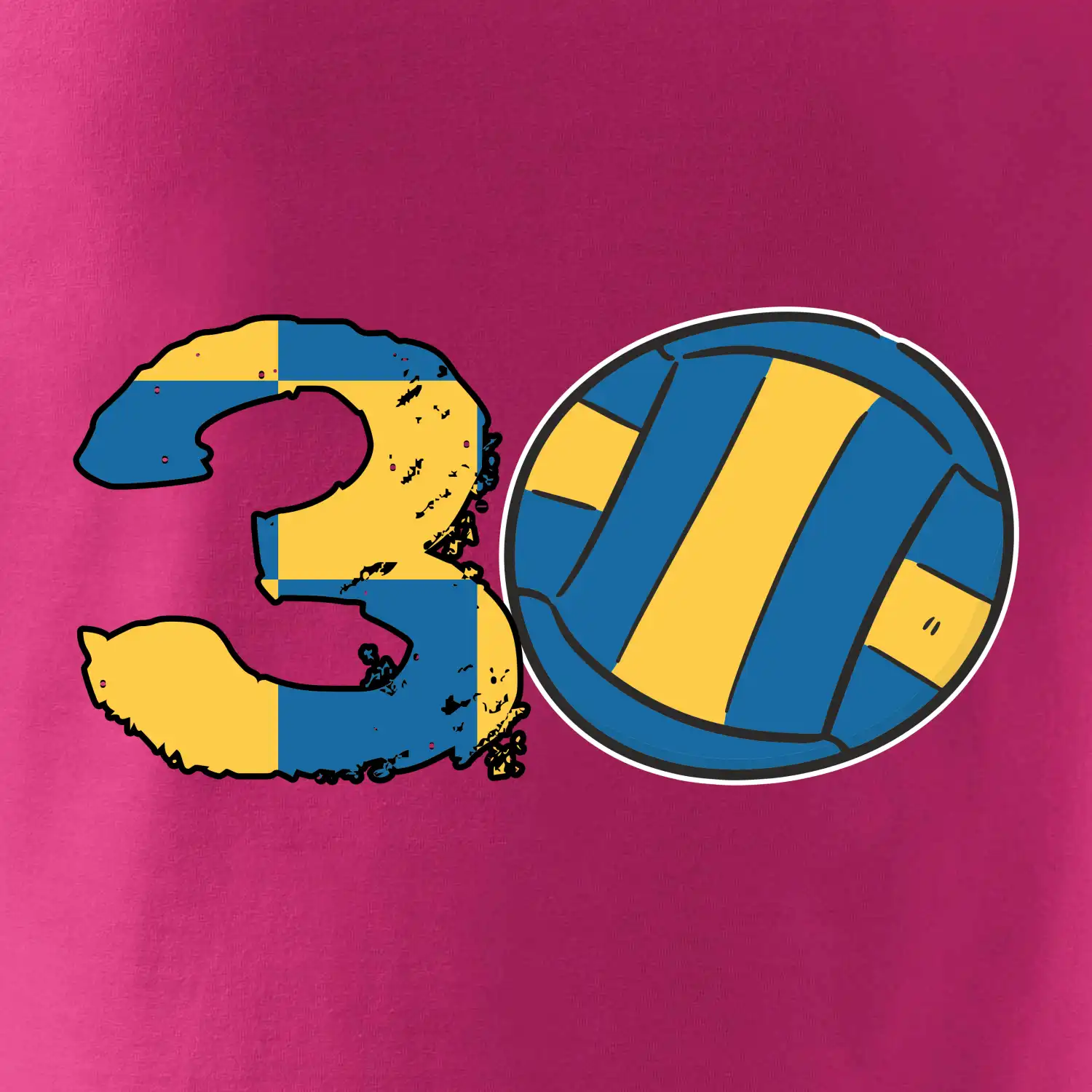Volejbal kulaté narozeniny 30