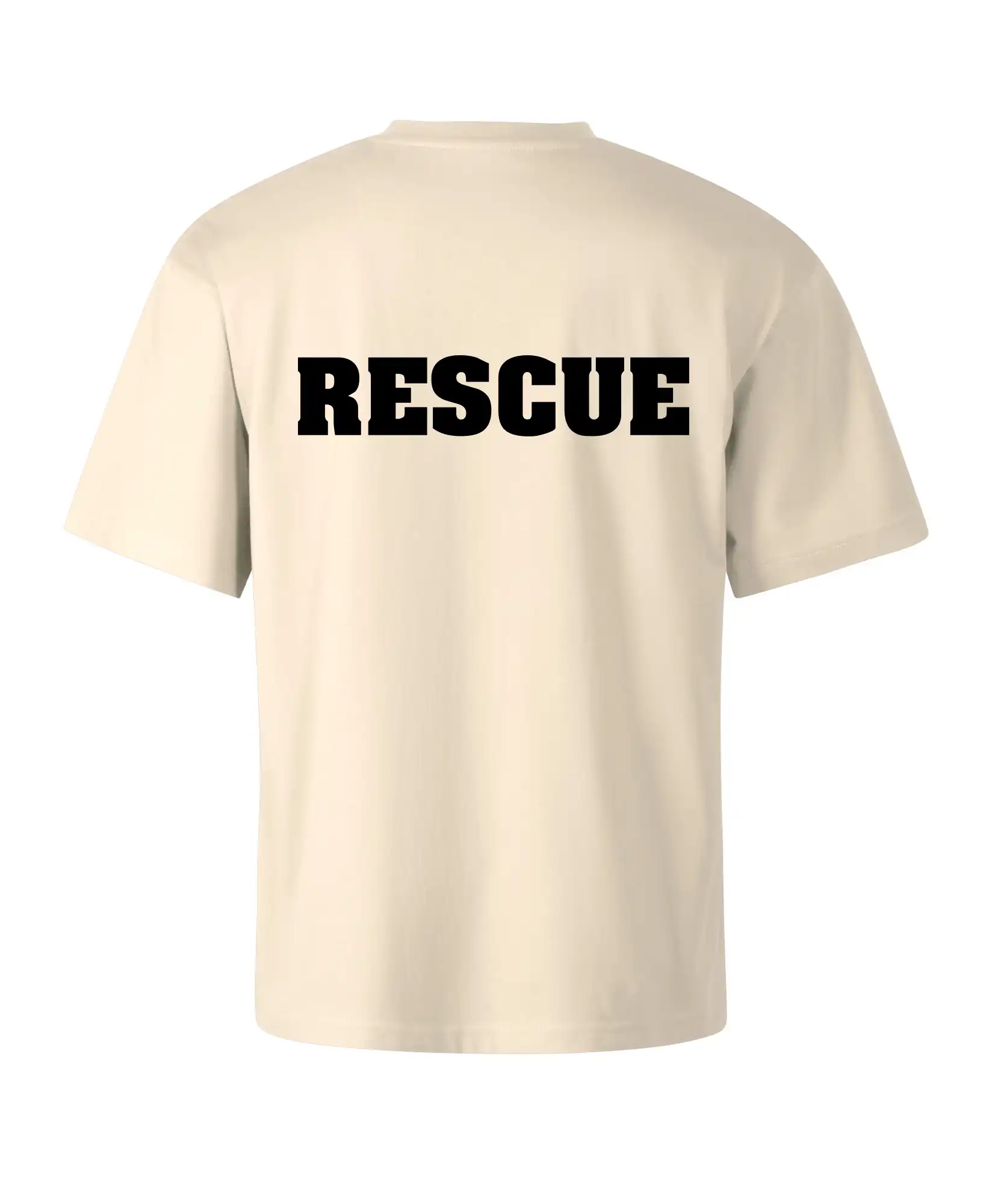 Rescue - Hvězda na prsu +  nápis na zádech