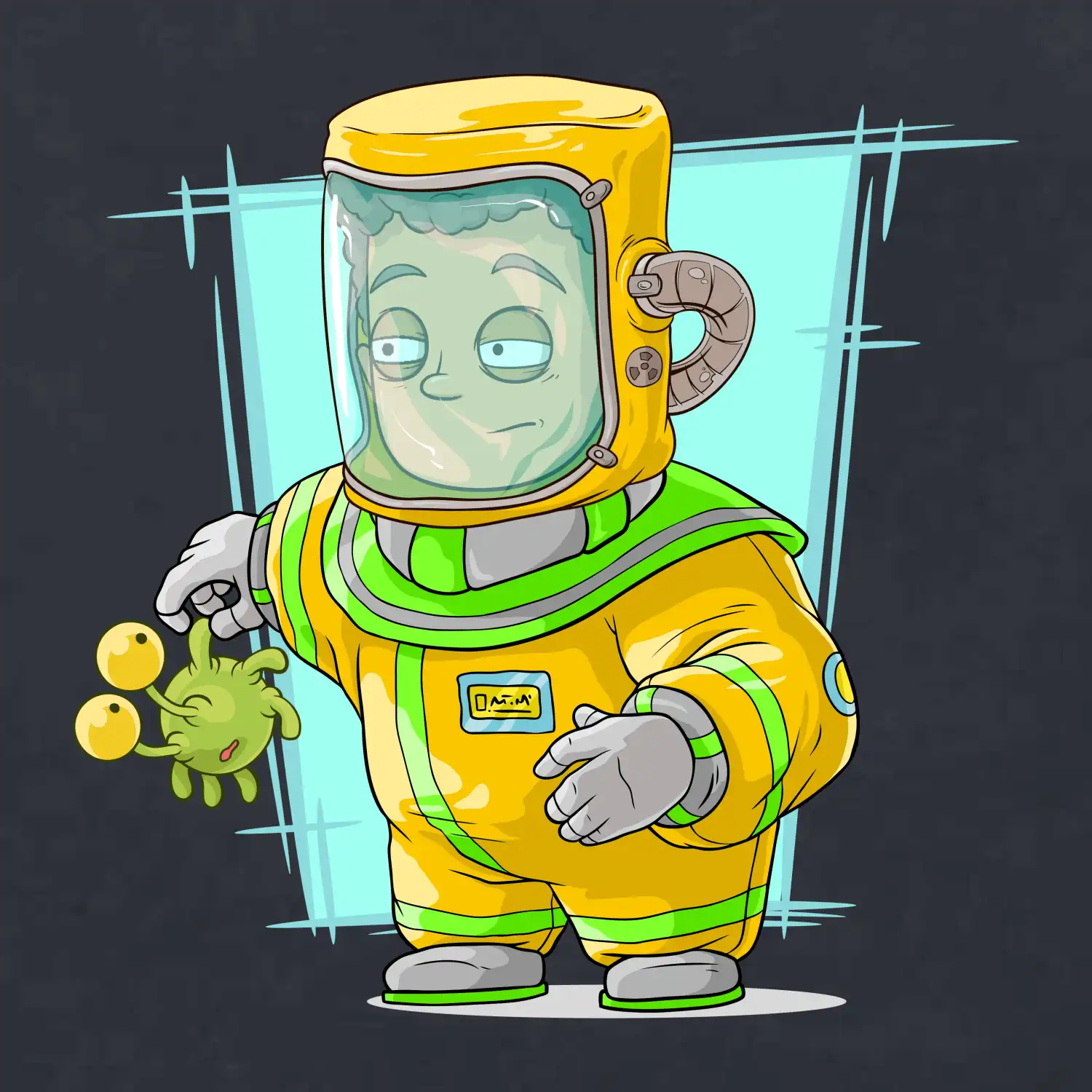 Vesmírný voják zelený