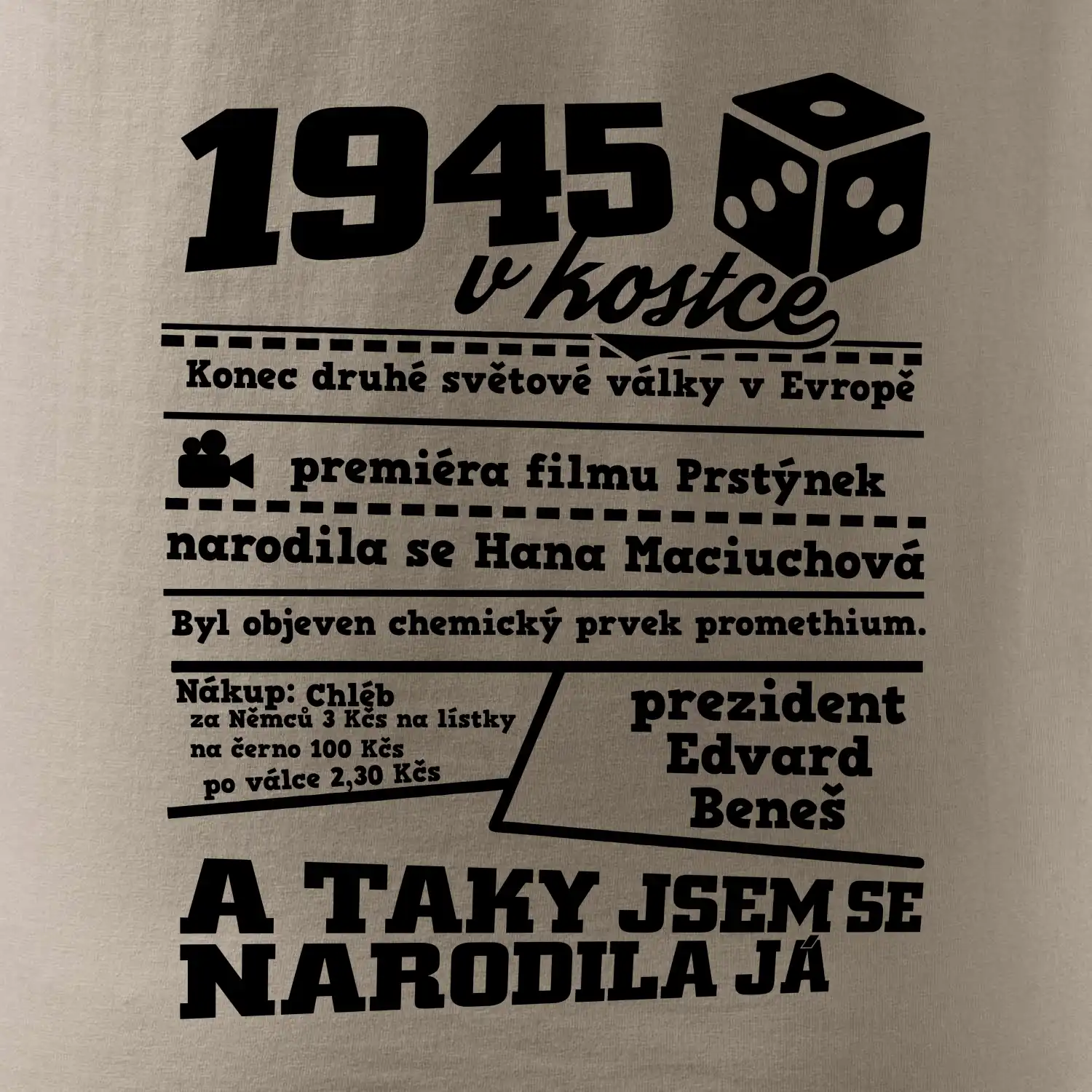 1945 v kostce