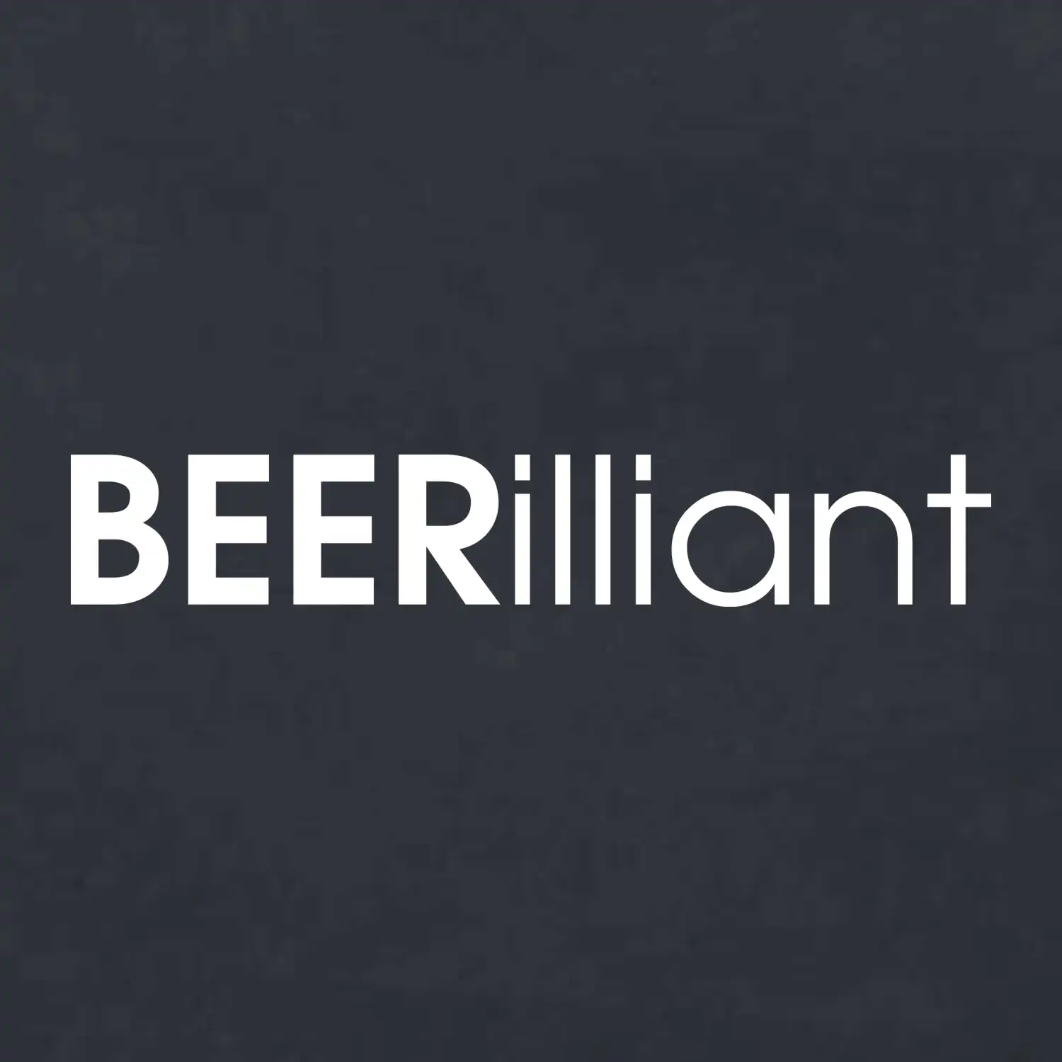 Pivní nápisy BEERrilliant